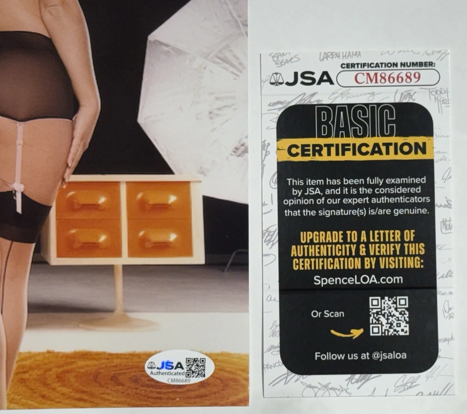 Kristina Rose Adult STAR SIGNED 8X10 PHOTO Autograph Sexy 🔥Naughty America JSA, image 2