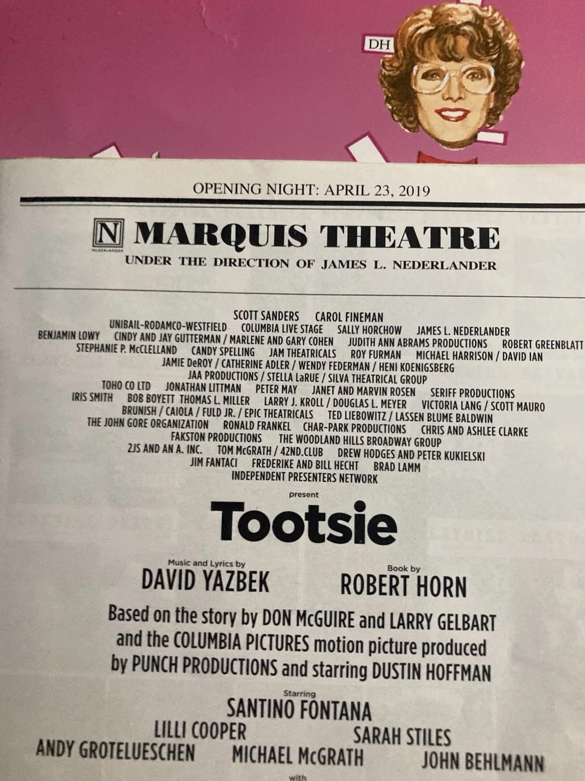 MRS DOUBTFIRE _TOOTSIE_ VINTAGE Film Paper-dolls_Broadway MUSICAL Playbills, изображение 3