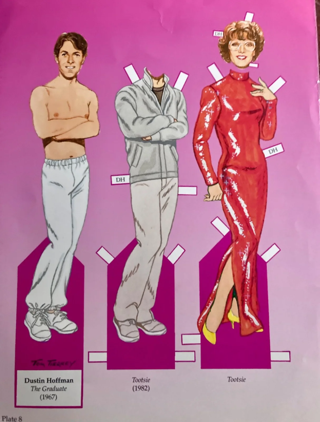 MRS DOUBTFIRE _TOOTSIE_ VINTAGE Film Paper-dolls_Broadway MUSICAL Playbills, изображение 4