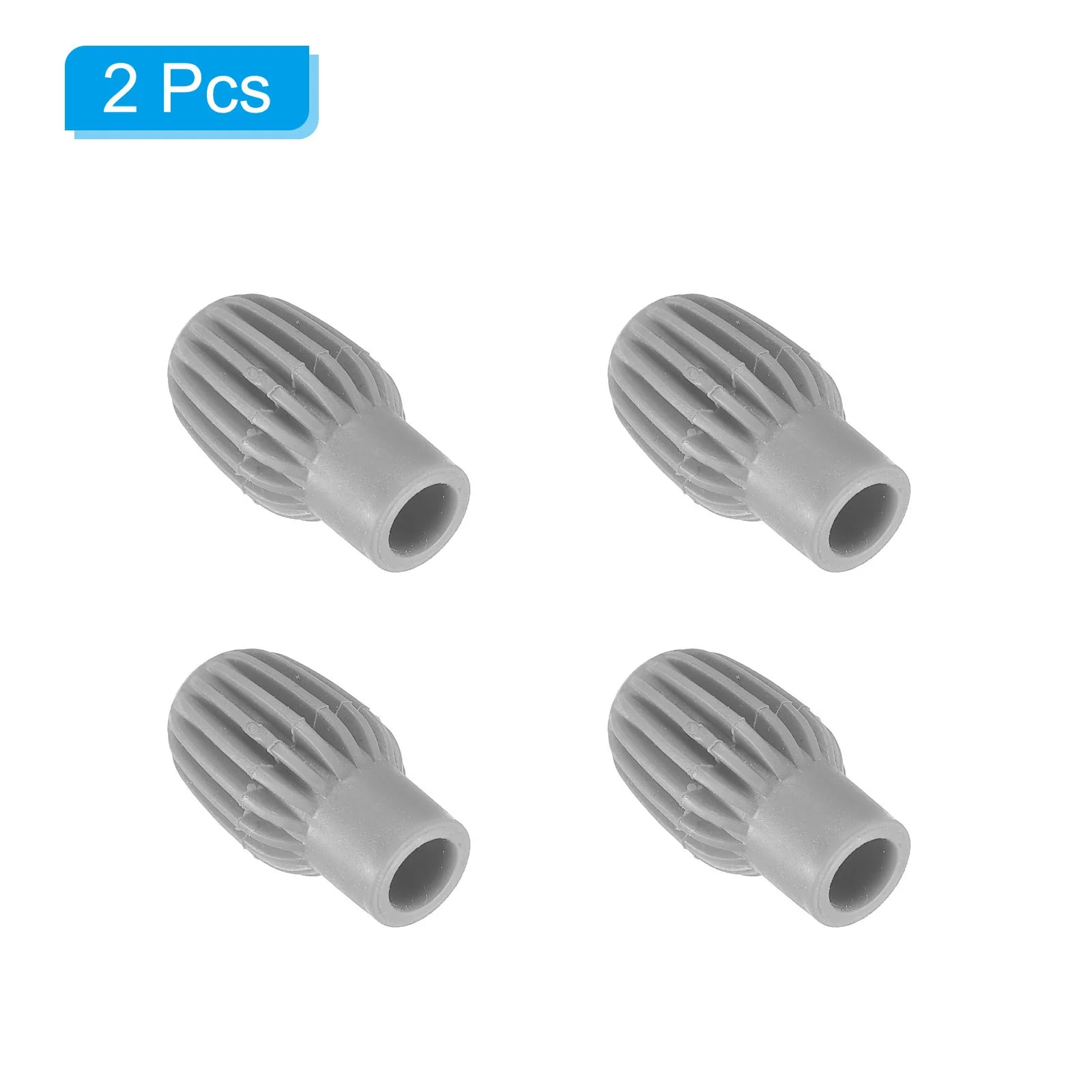 Drum Mute Drumstick Silent Tip Drum Dampener Tips Mute Grey 2pcs, image 3