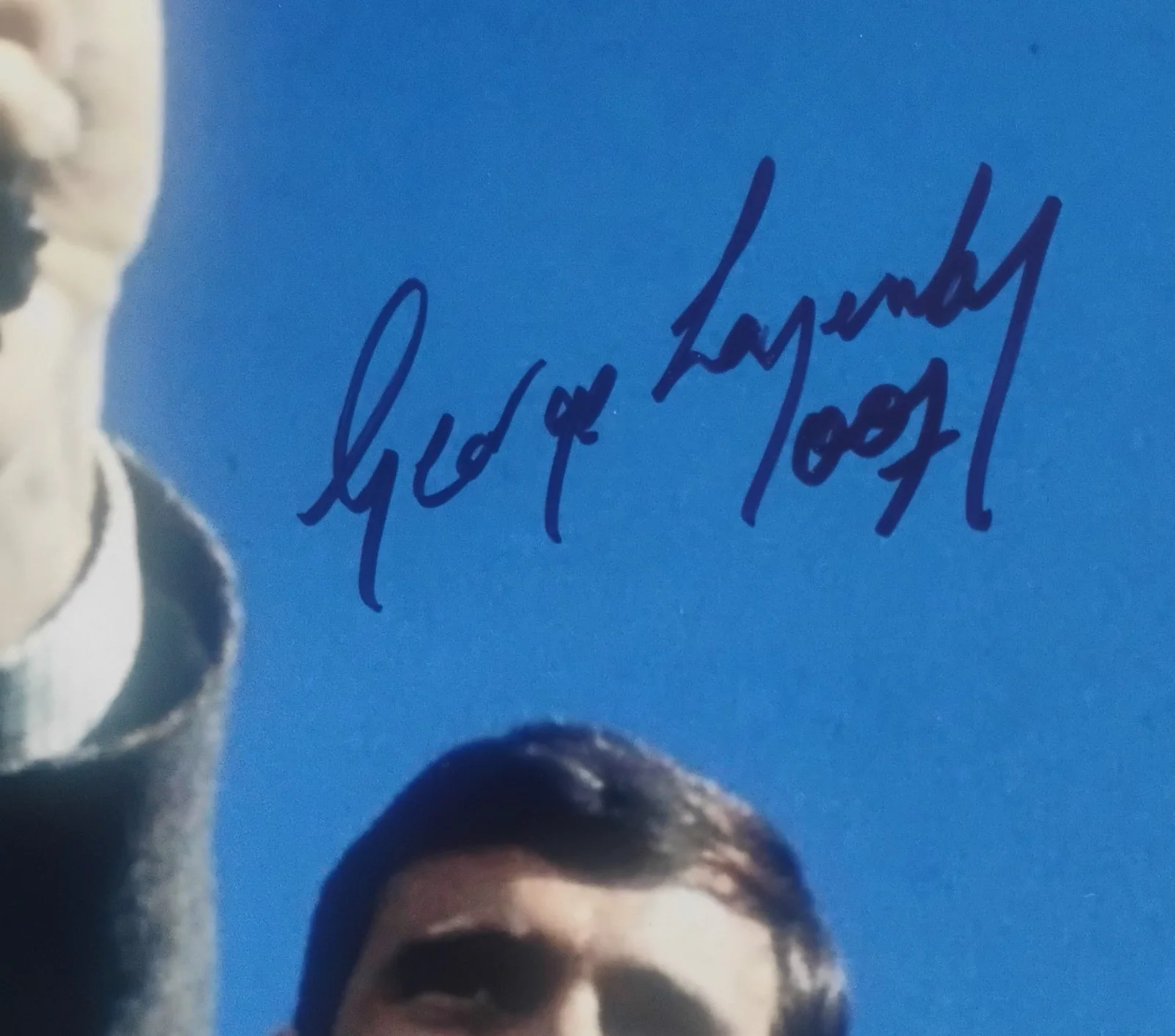George Lazenby Hand Signed Photo COA James Bond NO US TARIFFS, изображение 3