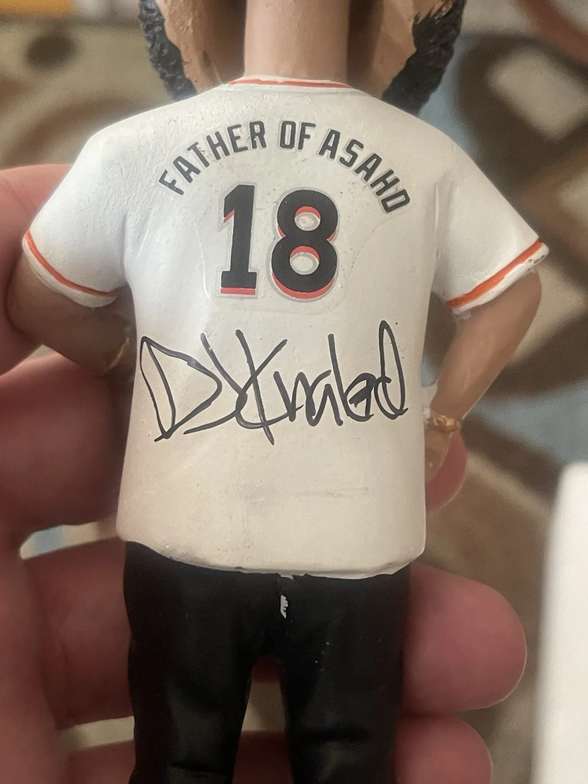 JSA COA DJ Khaled Signed Miami Marlins We The Best Bobblehead NIB RARE, изображение 2