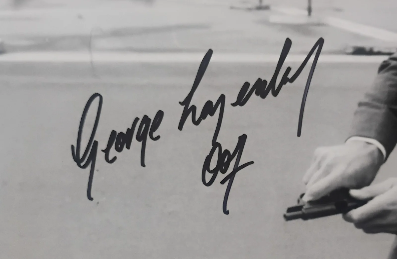 George Lazenby Hand Signed 8x10 Photo COA James Bond NO US TARIFFS, изображение 3