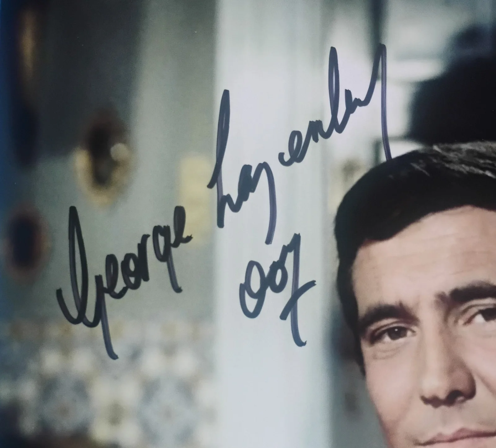 George Lazenby Hand Signed 8x10 Photo COA James Bond NO US TARIFFS, image 3