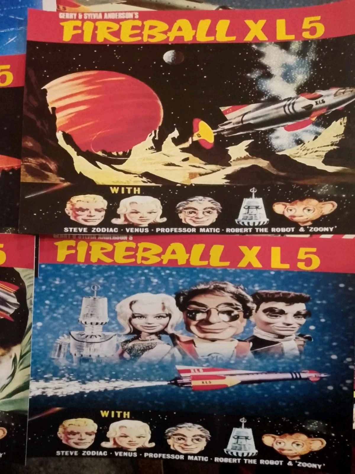 Gerry Anderson's Fireball XL5. 12 Glossy Unofficial 7x5ins Lobby Cards. New., изображение 3
