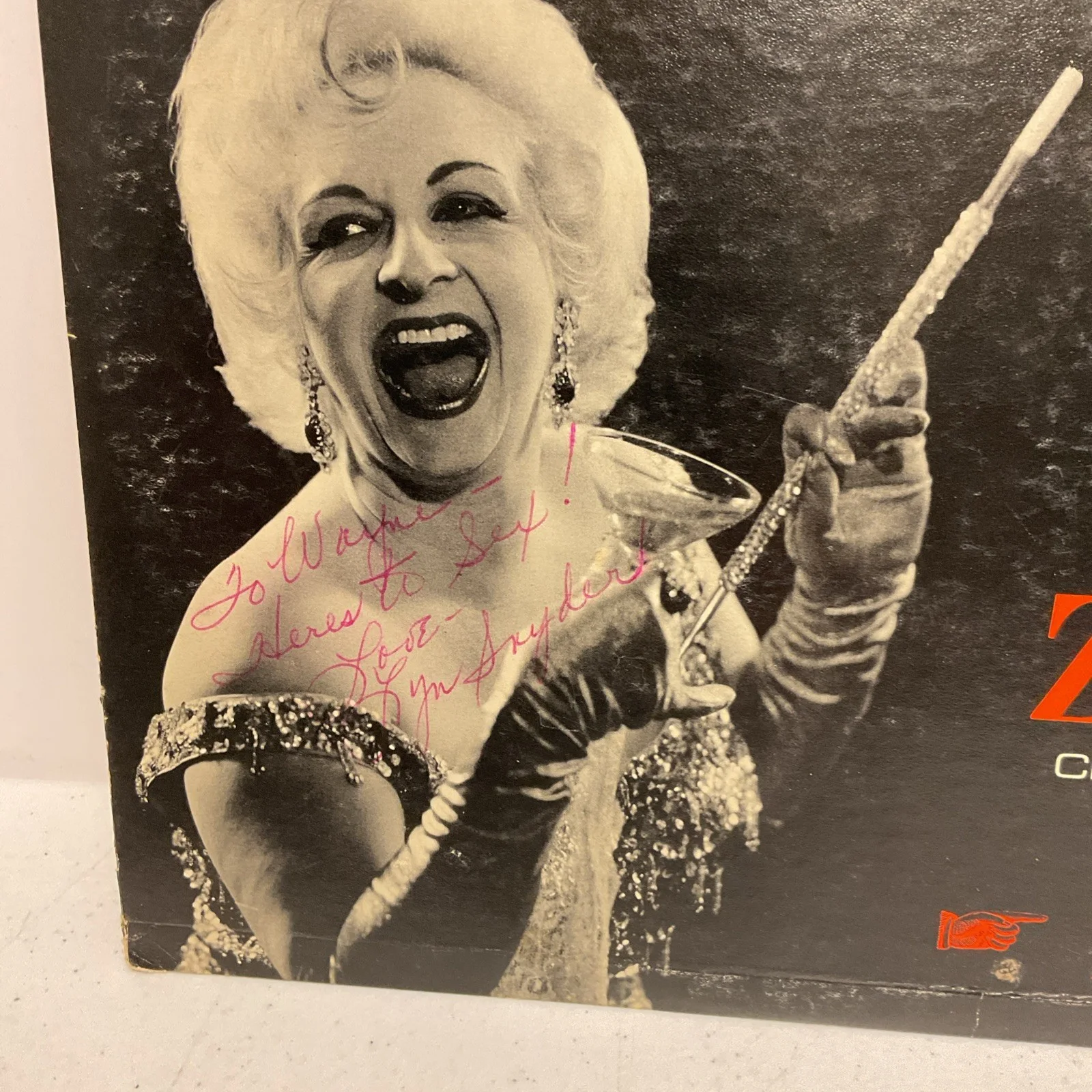 Signed Lyn Synder Vinyl LP- Better Than Taking In Washing, Adult Comedy, image 2