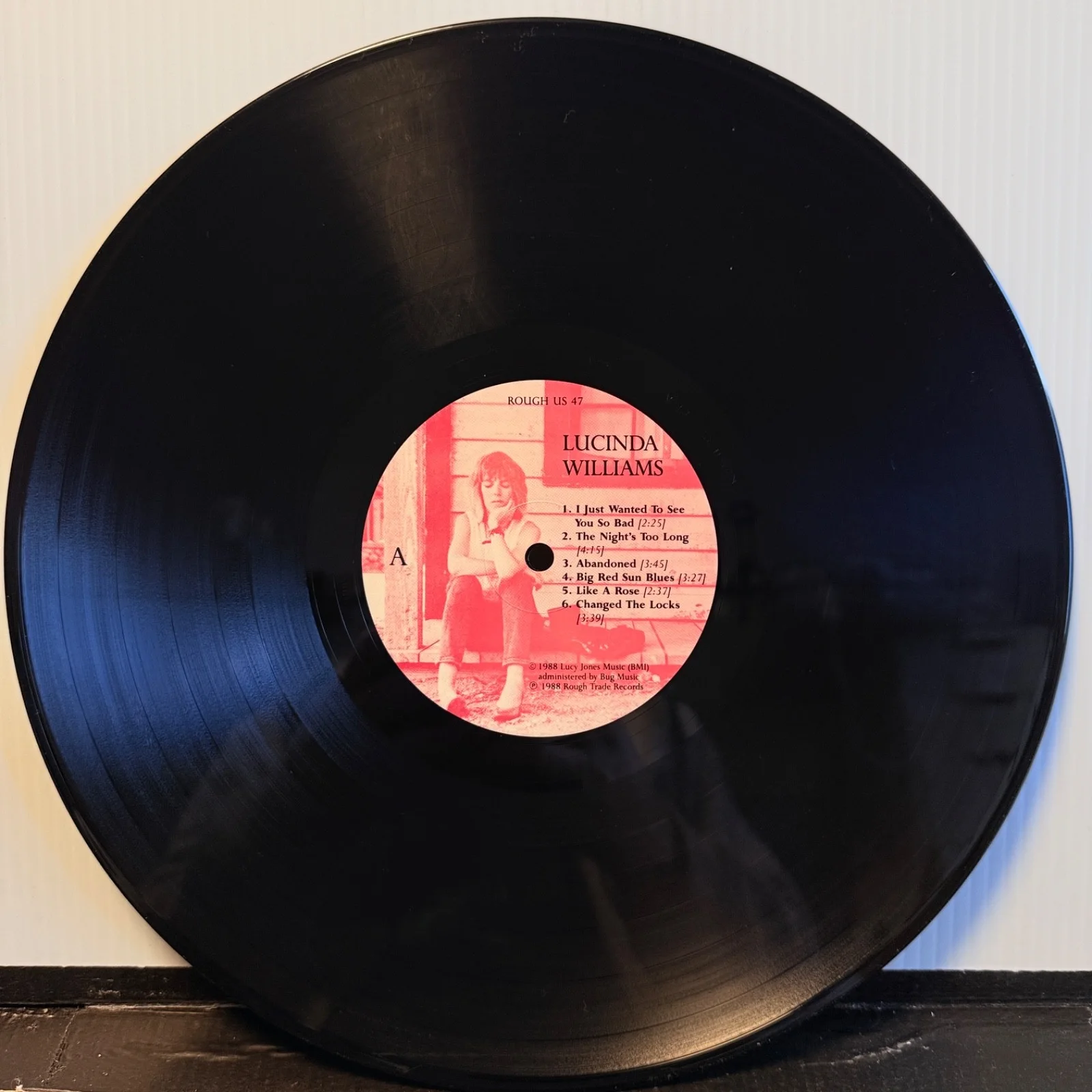 AUTOGRAPHED Lucinda Walker - Lucinda Walker LP VINYL USA 1st issue ROUGH US 47, image 4