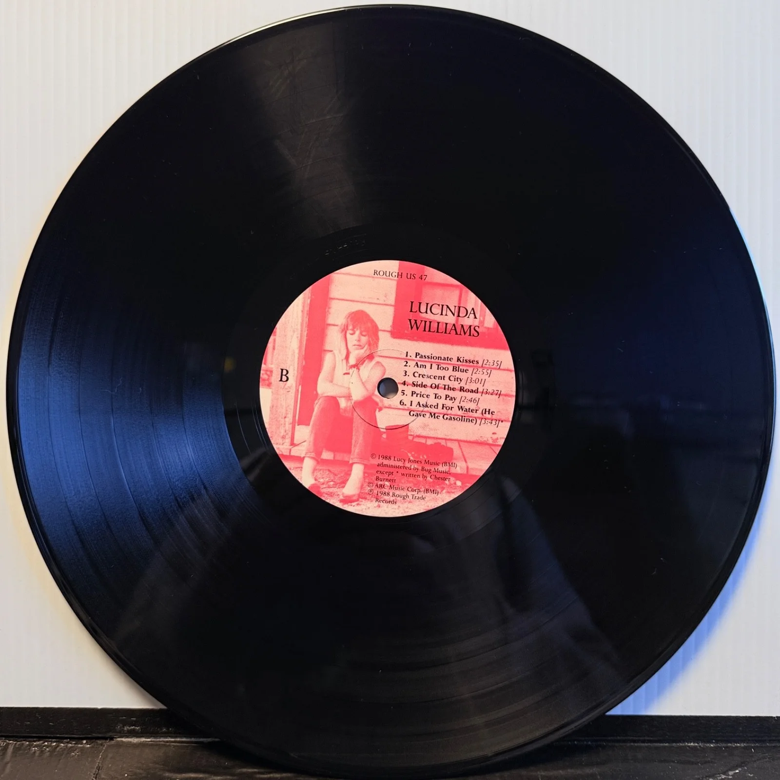AUTOGRAPHED Lucinda Walker - Lucinda Walker LP VINYL USA 1st issue ROUGH US 47, image 5