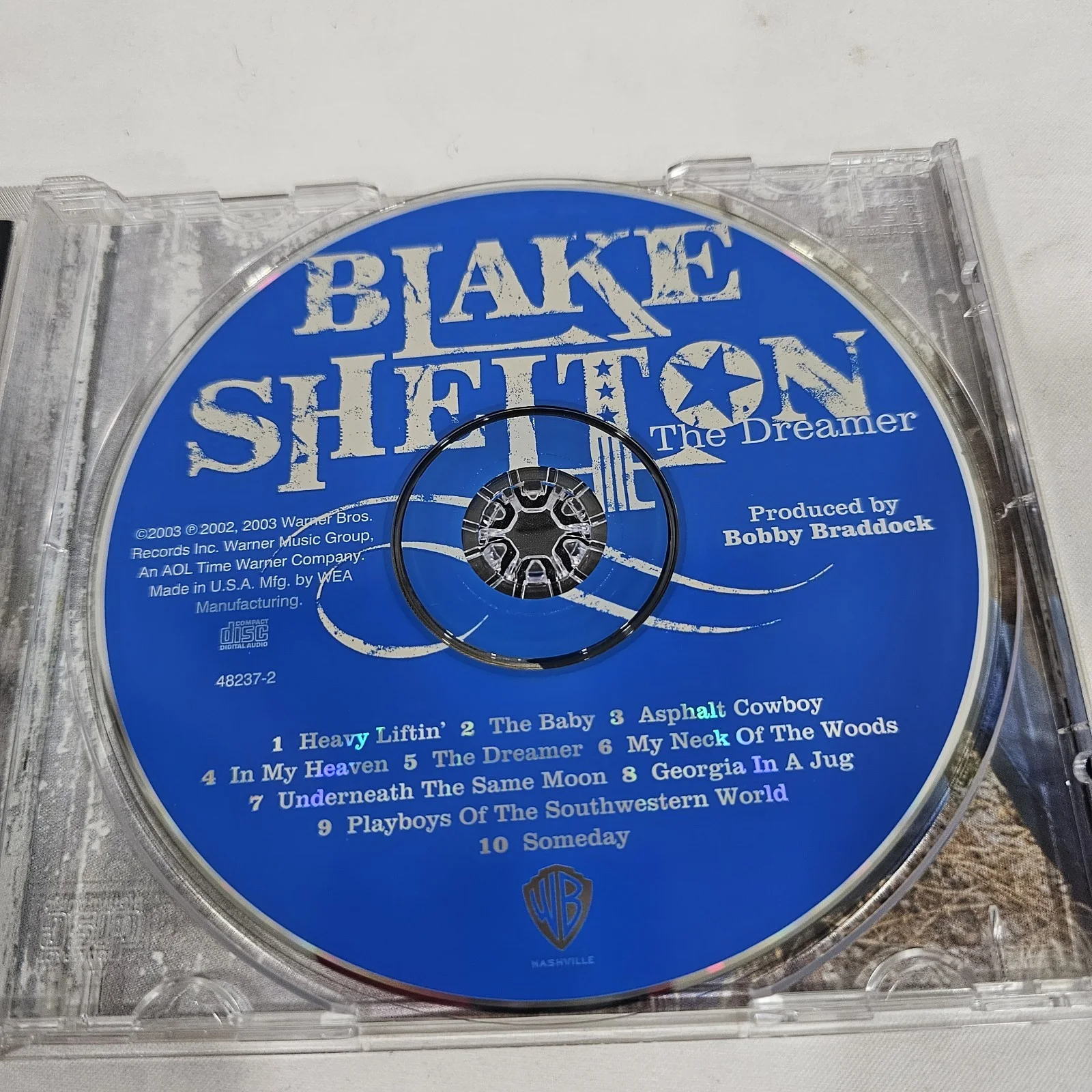 Blake Shelton Signed Cd "The Dreamer" Autographed, image 3