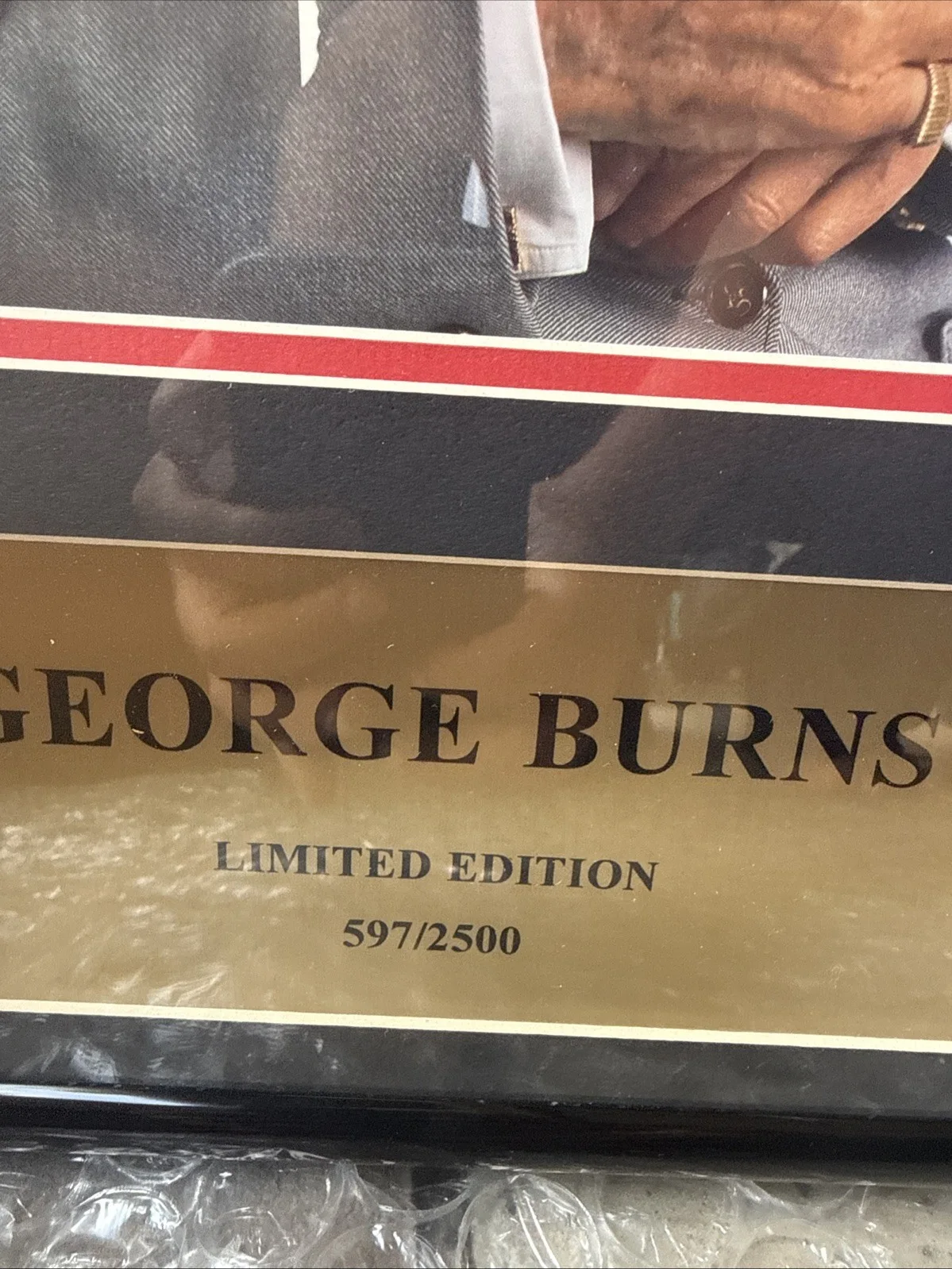 George Burns — George Burns Autograph Signed 8x10 Photo Framed w/ COA LE 597/2500, изображение 2
