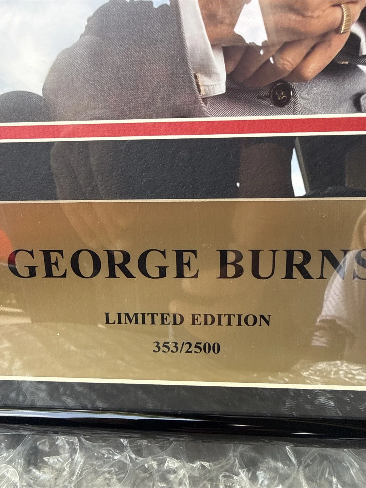 George Burns — George Burns Autograph Signed 8x10 Photo Framed w/ COA LE 253/2500, image 2