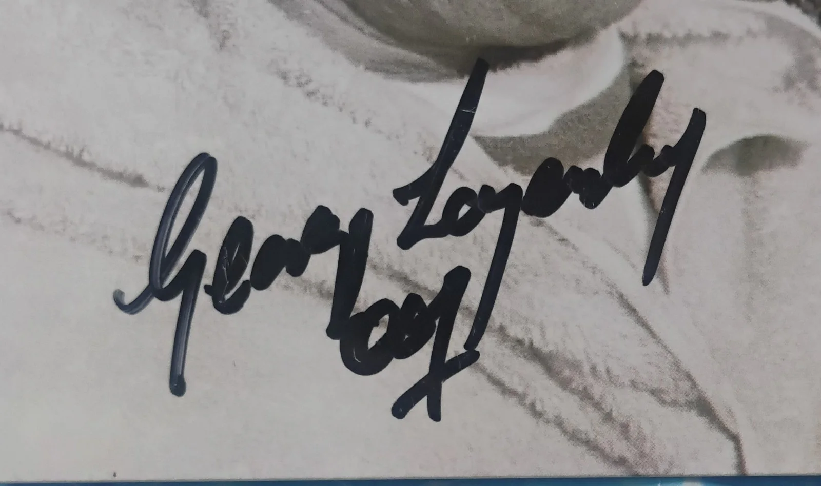 George Lazenby & Terence Mountain Signed Photo JSA COA James Bond NO US TARIFFS, изображение 3