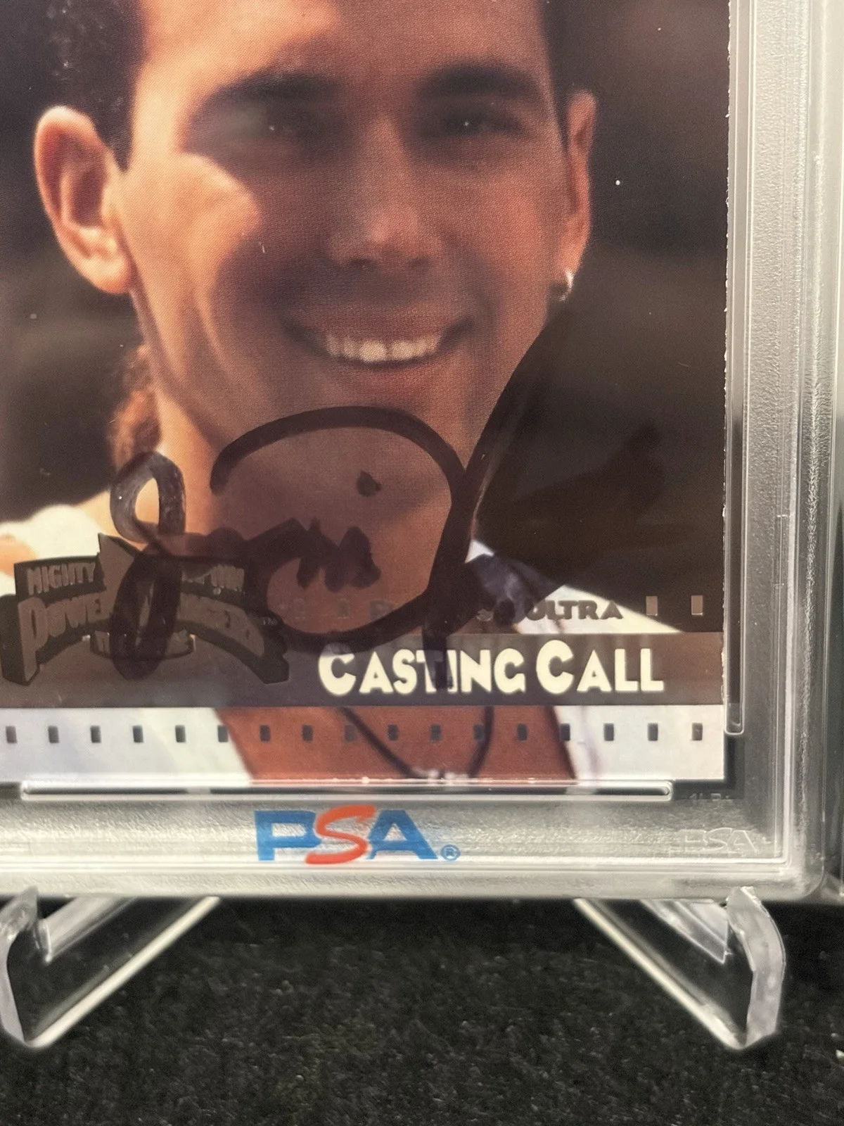 Jason David Frank — 1995 Fleer Ultra PSA DNA Jason David Frank Power Rangers Auto #143, изображение 2