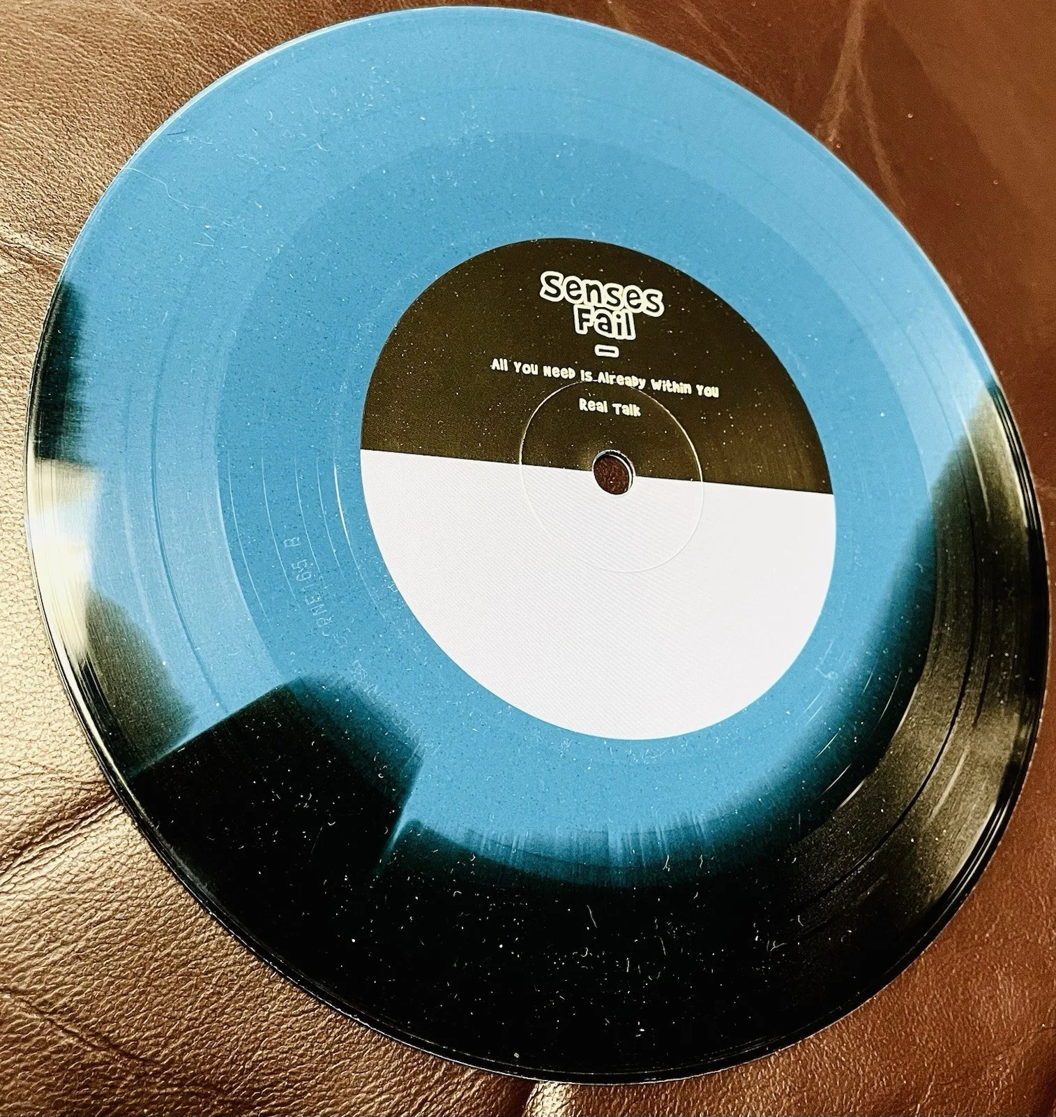 MAN OVERBOARD & SENSES FAIL SIGNED 7" Vinyl, image 3