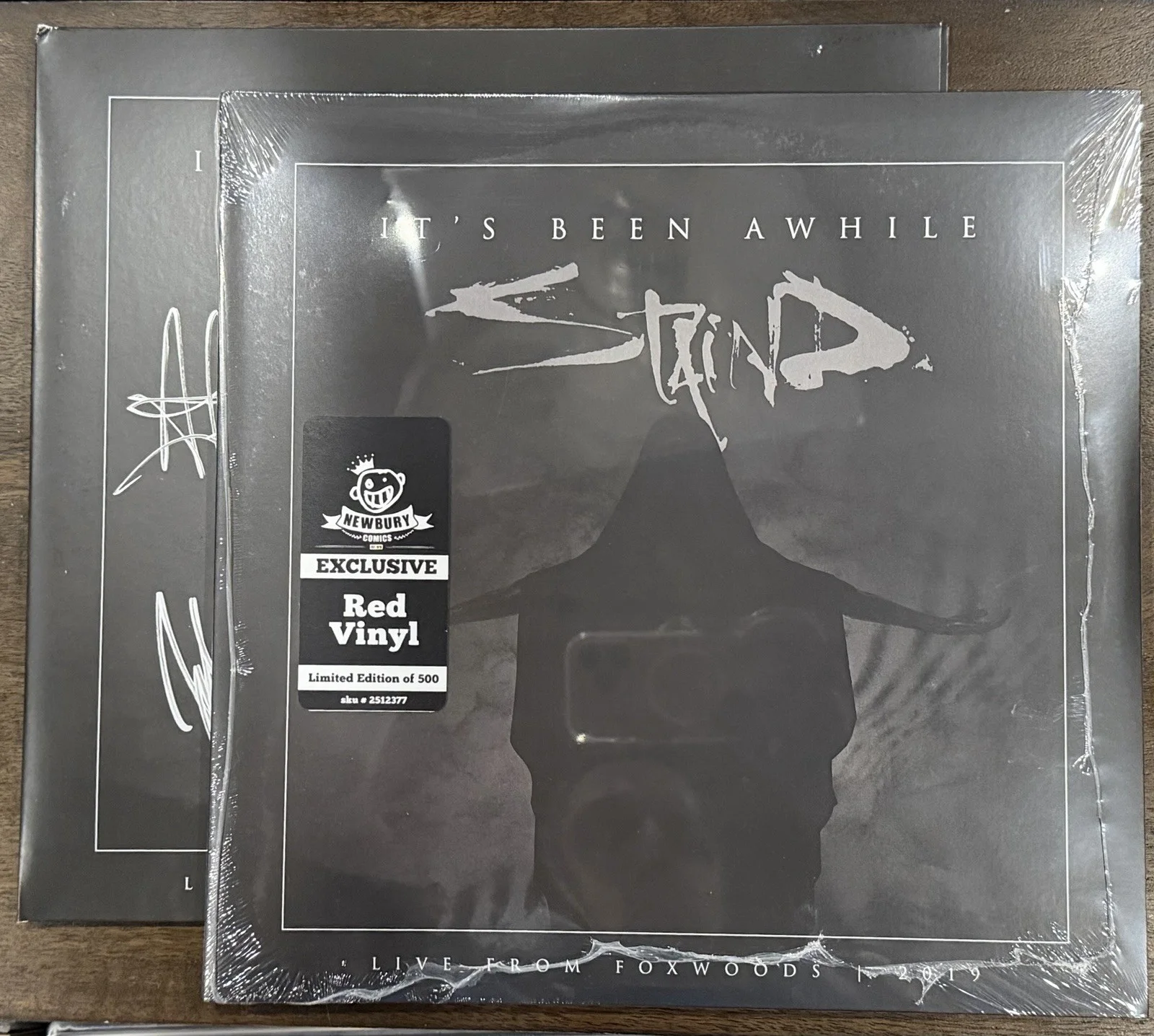 Staind, Aaron Lewis — Staind SIGNED It’s Been Awhile Vinyl Red Record LP Autographed Newbury SEALED, изображение 2