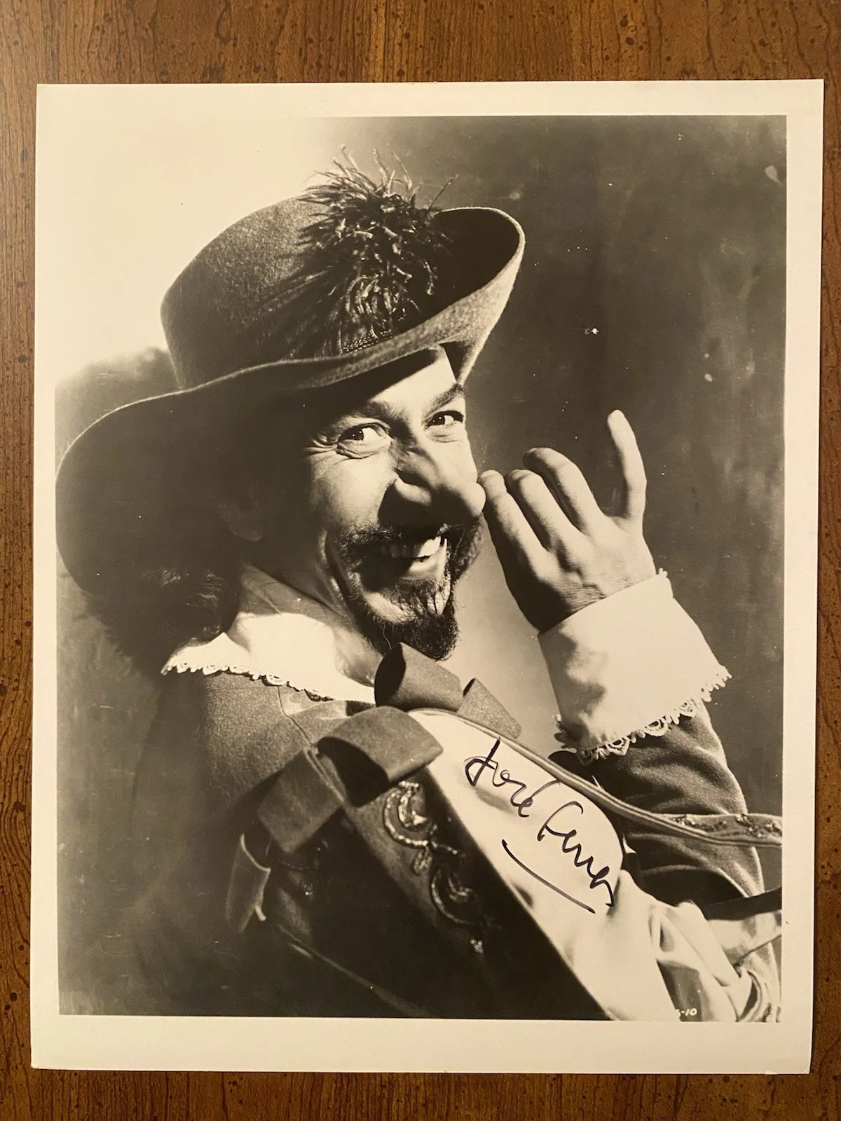Jose Ferrer — Jose Ferrer Signed Autographed 8x10 Photo With COA Cyrano De Bergerac RARE