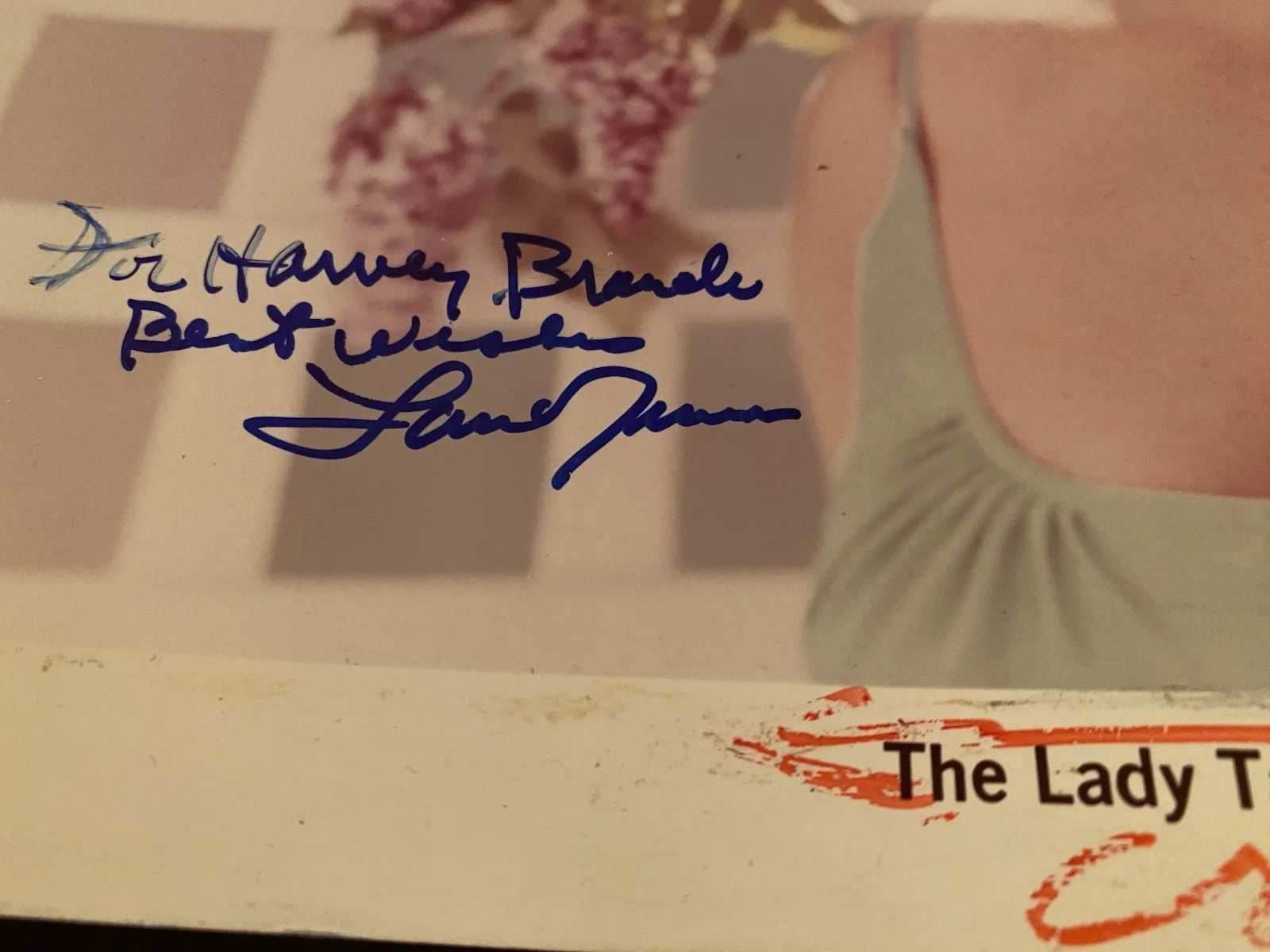 Lana Turner — Lana Turner Signed Autographed Photo With COA The Lady Takes A Flyer, image 3
