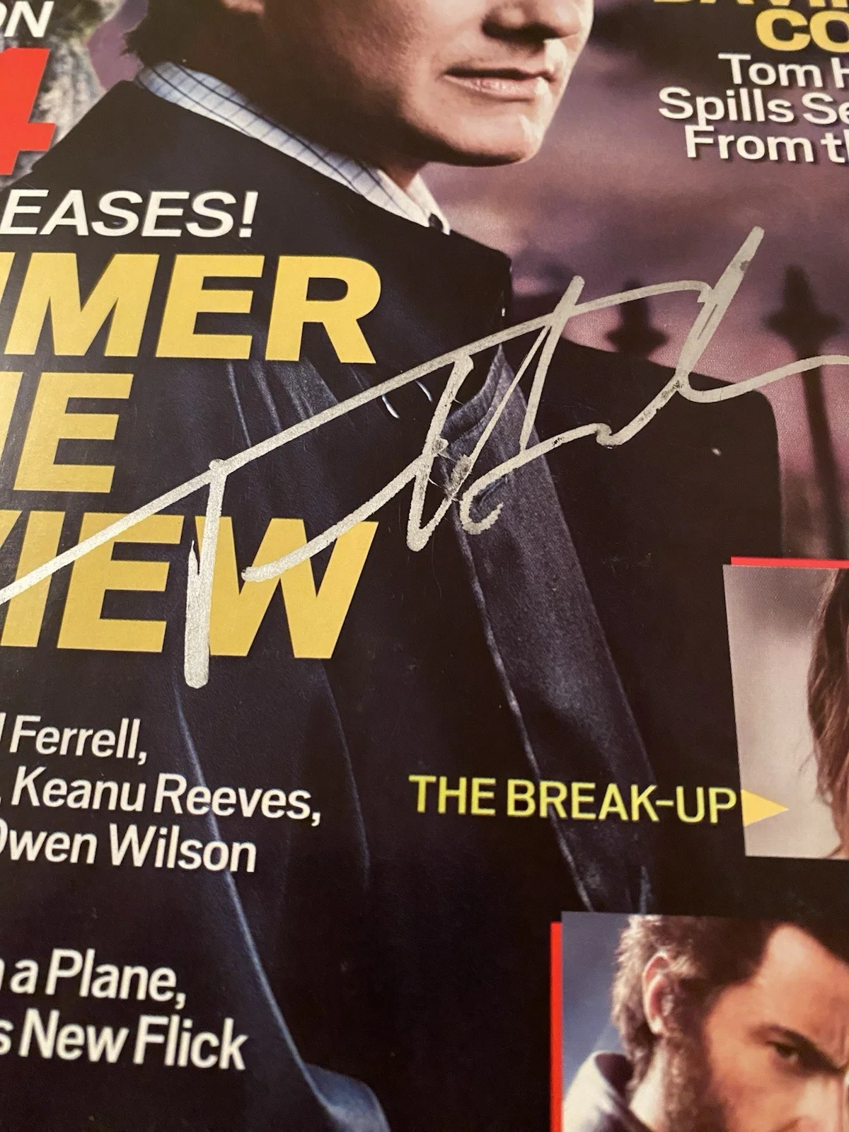 Tom Hanks — Tom Hanks Signed Autographed Entertainment Weekly Cover w/ COA The Da Vinci Code, image 3
