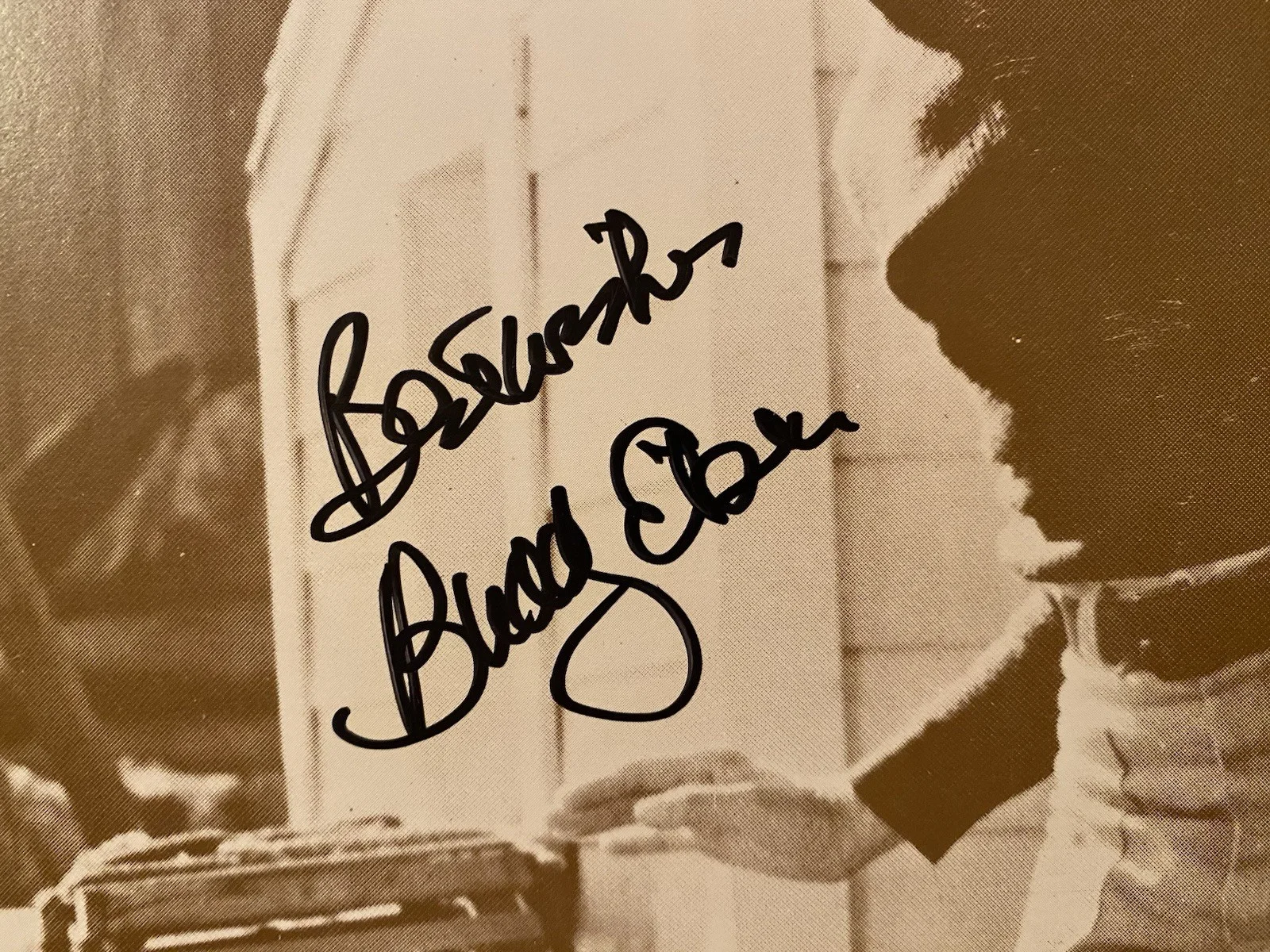 Buddy Ebsen — Buddy Ebsen Signed Autographed Photo With Shirley Temple w/ COA Captain January, изображение 2