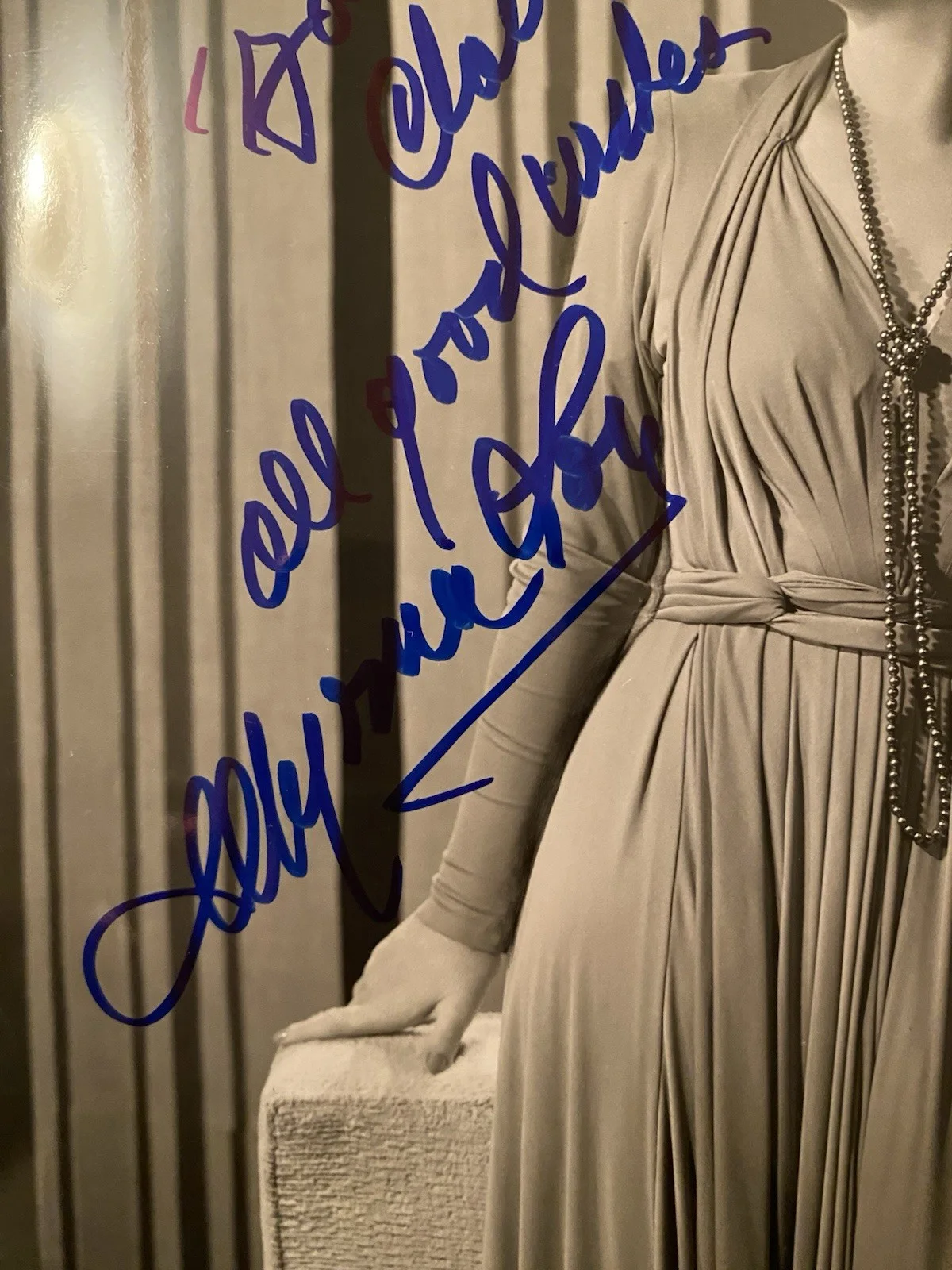Myrna Loy — Myrna Loy Signed Autographed Photo With COA The Thin Man Mr Blandings Builds His, изображение 2