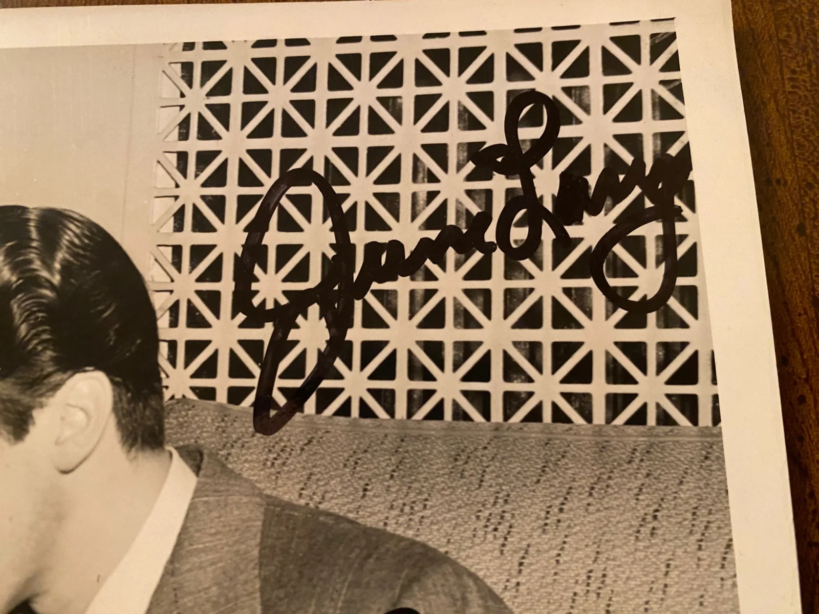 Cesar Romero, June Lang — Cesar Romero June Lang Signed Autographed Photo Both With COA Wee Willie Winkie, изображение 4
