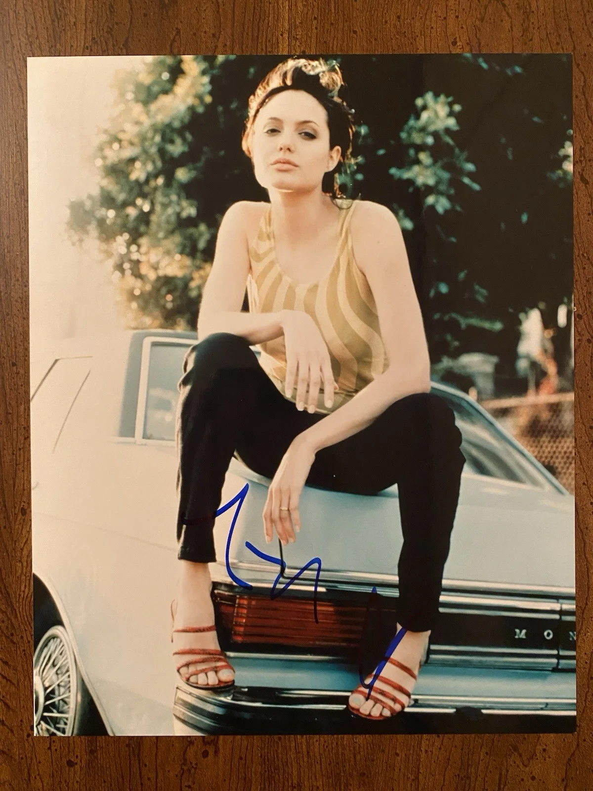 Angelina Jolie — Angelina Jolie Signed Autographed Photo With COA Tomb Raider Maleficent
