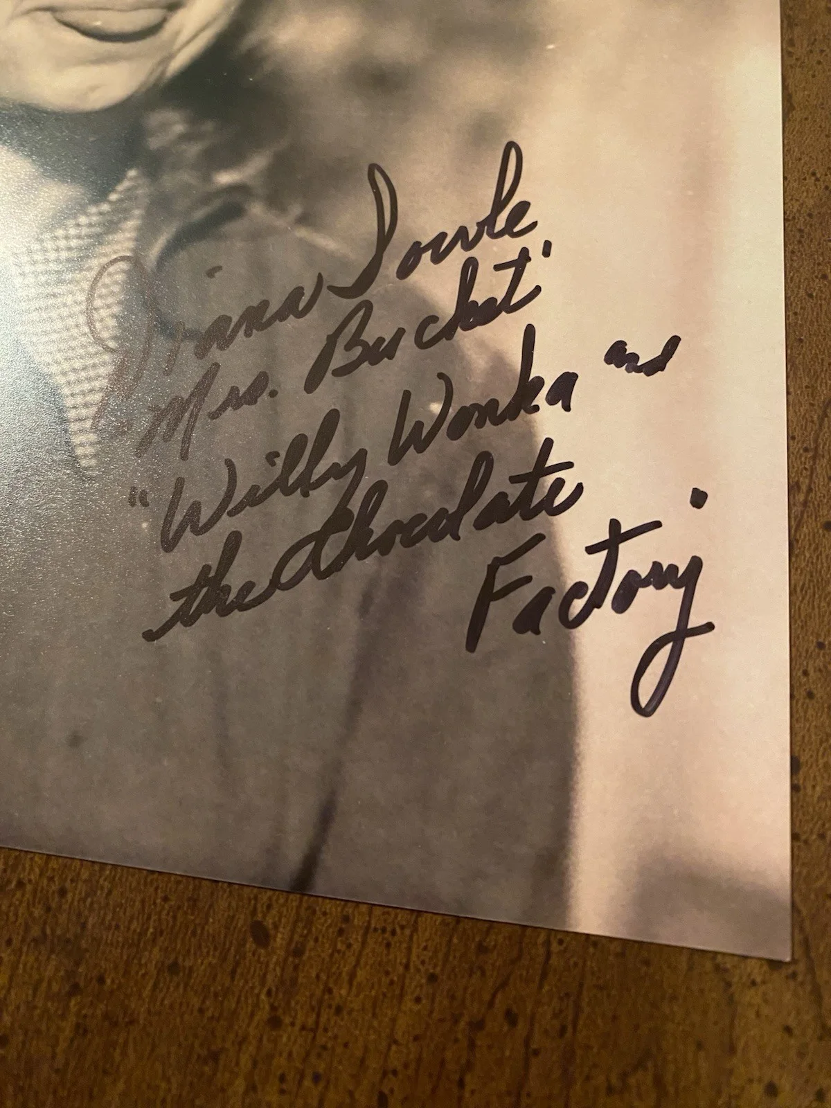 Diana Sowle — Diana Sowle Mrs Bucket Signed Autographed Photo With COA Willy Wonka And The Cho, изображение 3