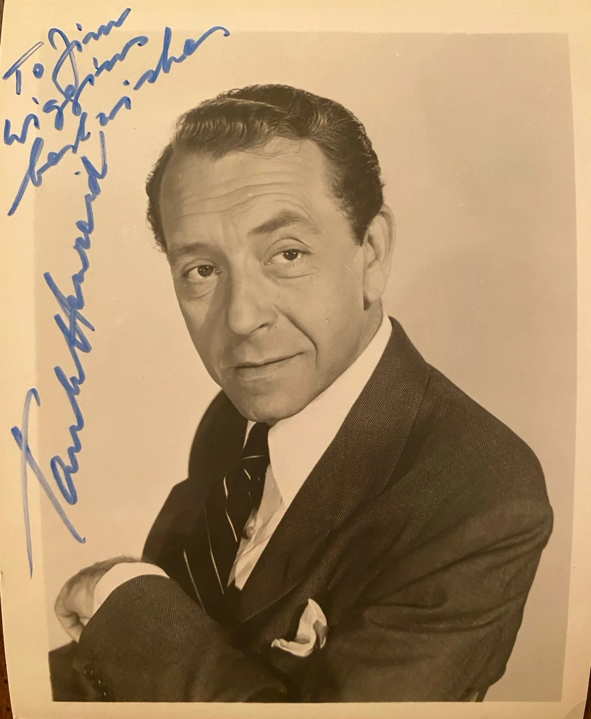 Paul Henreid — Paul Henreid Signed Autographed Photo With COA Casablanca Now Voyager Etc
