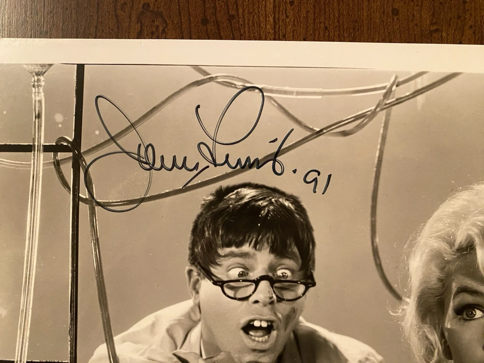 Jerry Lewis, Stella Stevens — Jerry Lewis Stella Stevens Signed Photo Index Card Lot With COA Nutty Professor, image 3