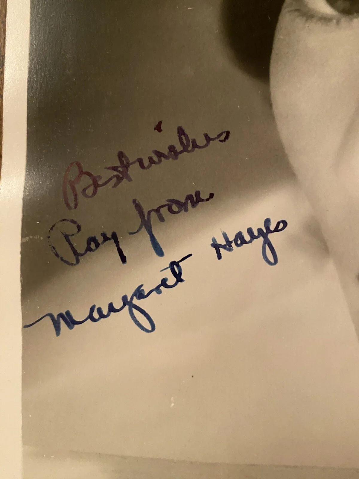 Margaret Hayes — Margaret Hayes Signed Photo With COA Blackboard Jungle Good Day For A Hanging, image 2