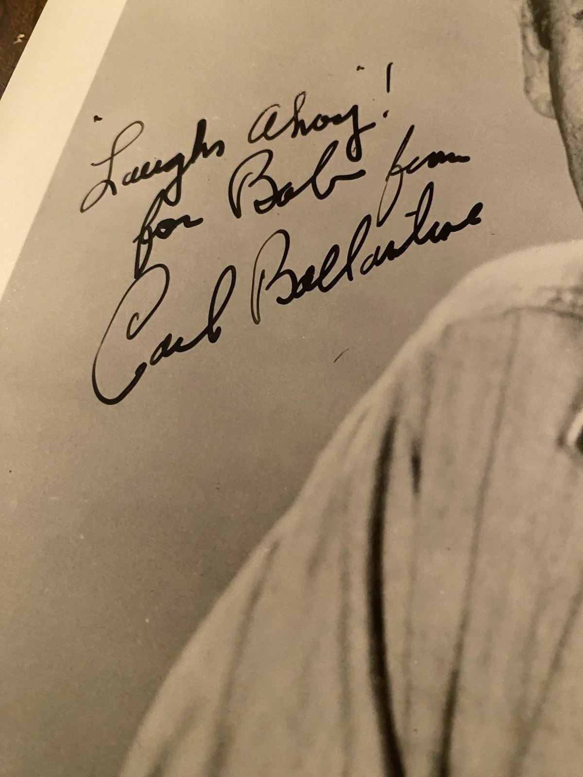 Carl Ballantine — Carl Ballantine Signed Autographed Vintage Photo With COA McHale’s Navy, изображение 3
