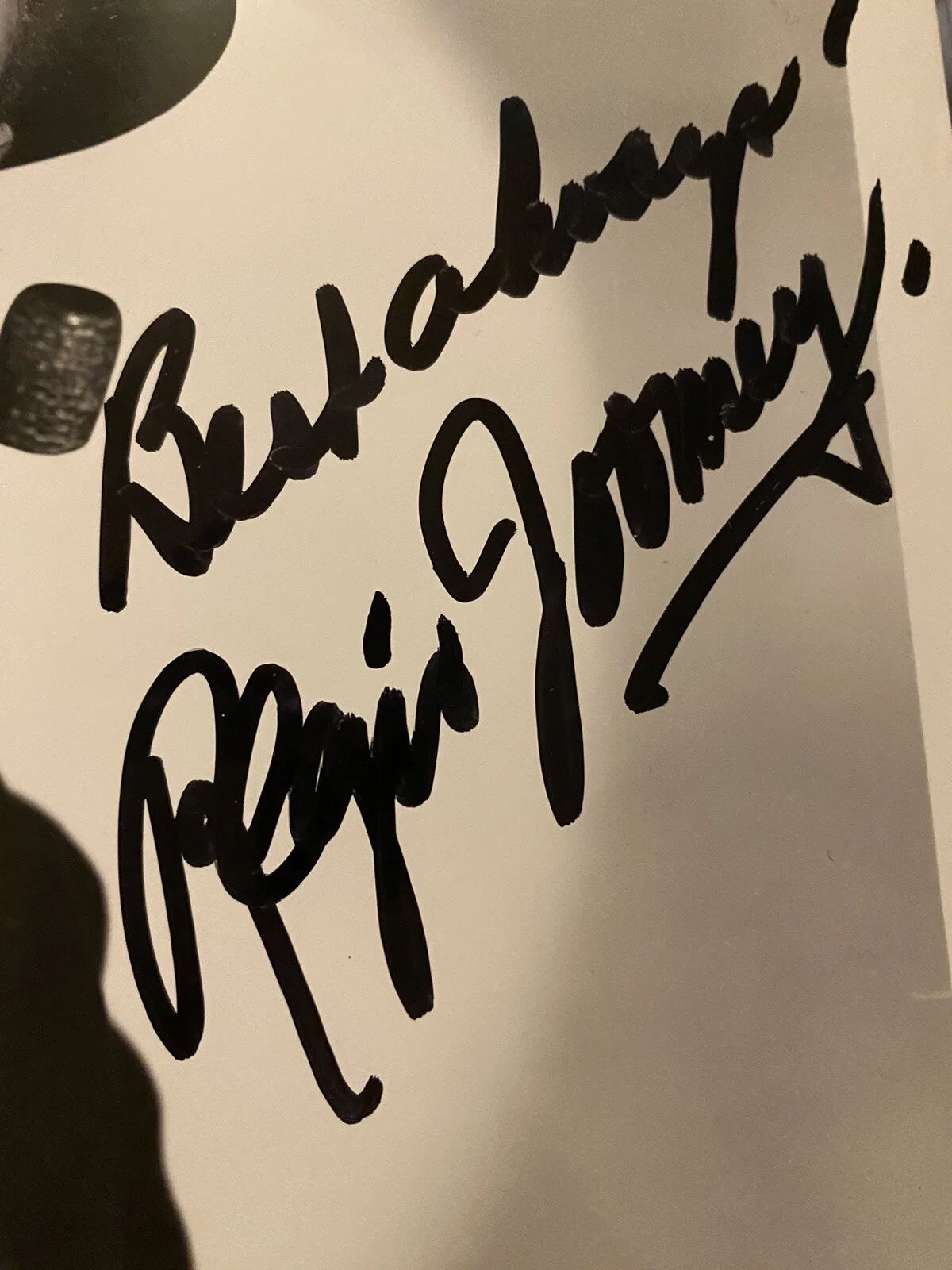 Regis Toomey — Regis Toomey Signed Autographed Photo Burkes Law Spellbound Meet John Doe Etc, изображение 2