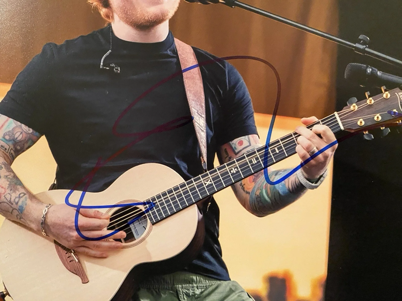 Ed Sheeran Signed Autographed 10x8 Photo With COA Singer Songwriter Perfect, изображение 2