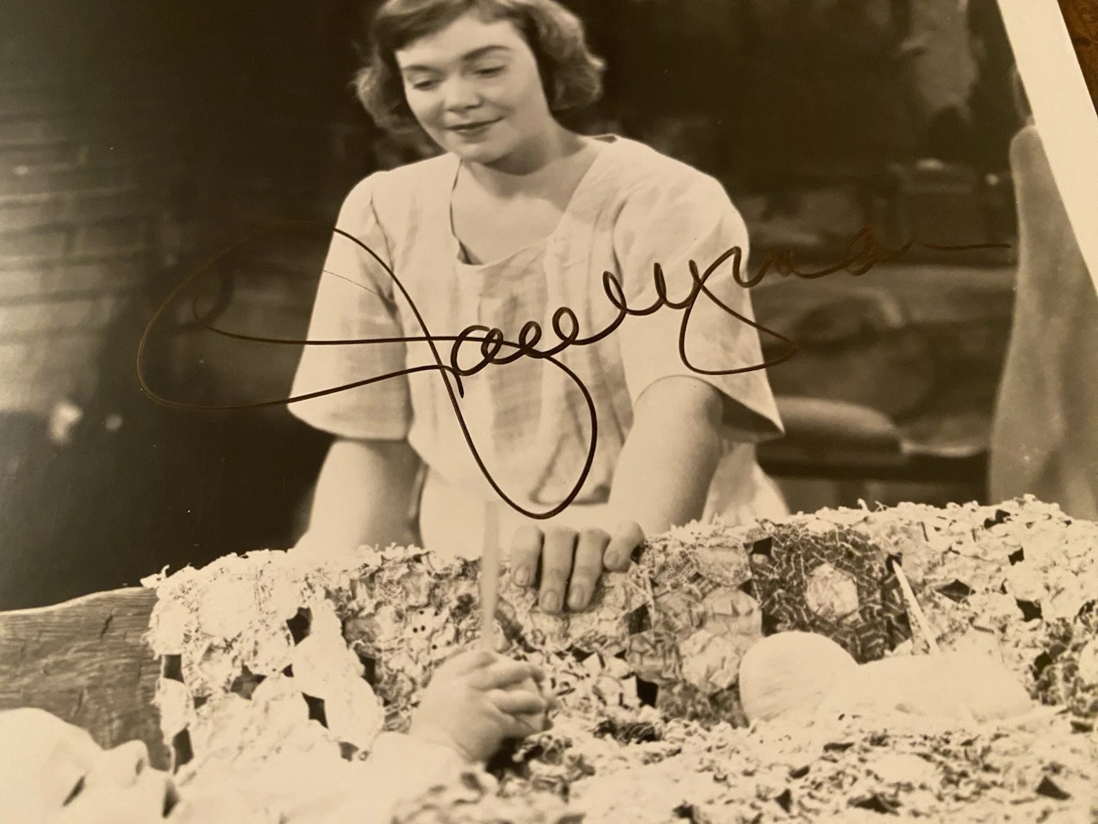 Jane Wyman, Lew Ayres — Jane Wyman Lew Ayres Signed Autographed Photo With COA Johnny Belinda, изображение 5