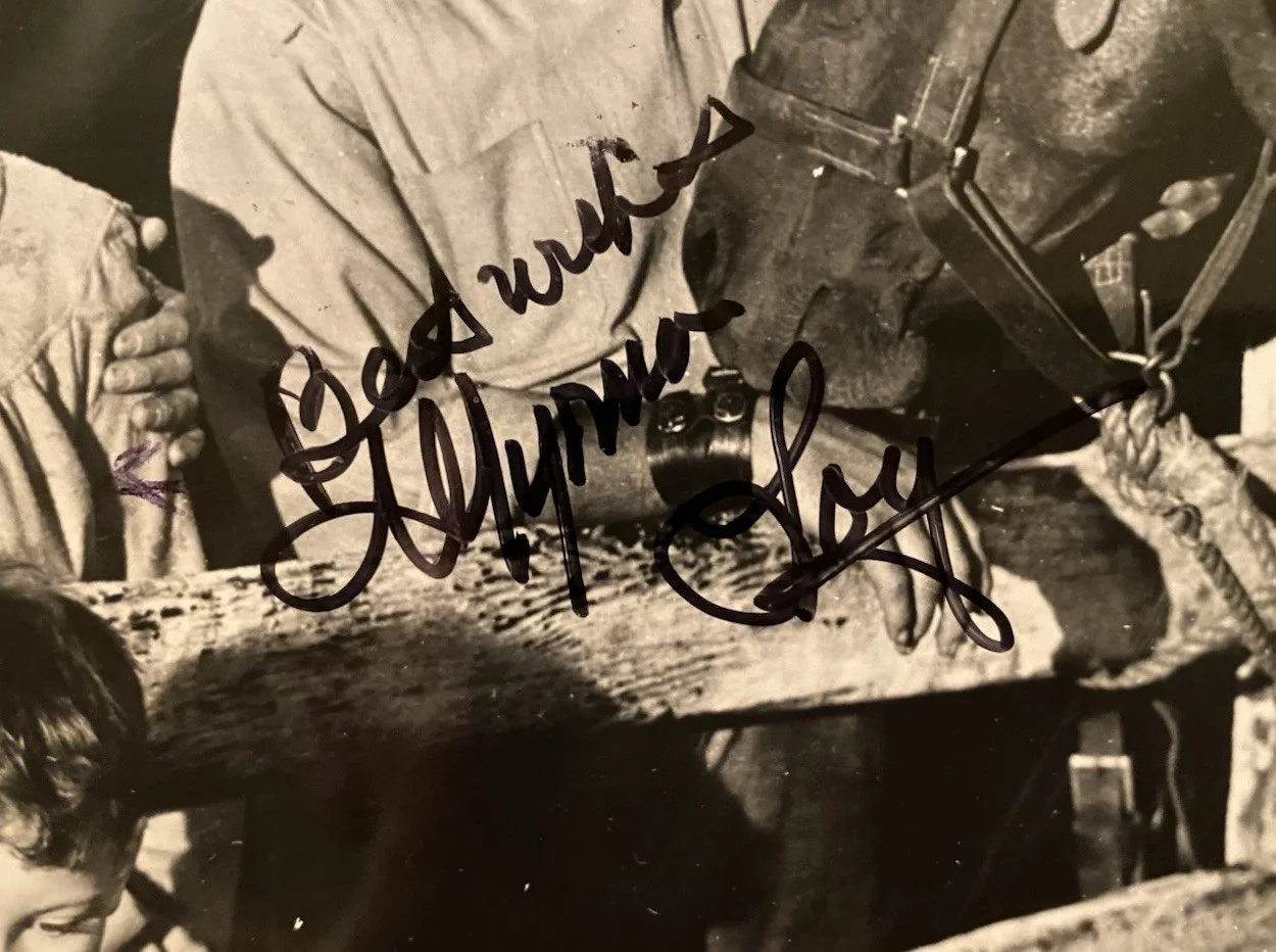 Myrna Loy — Myrna Loy Signed Autographed Photo With COA The Red Pony The Thin Man, изображение 2