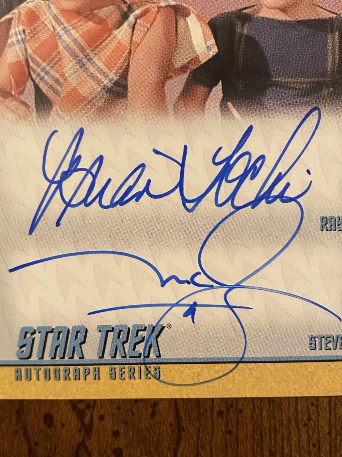 Brian Tochi, Melvin Belli — Brian Tochi Melvin Belli Signed Autograph Star Trek Card BOTH Rittenhouse, изображение 2
