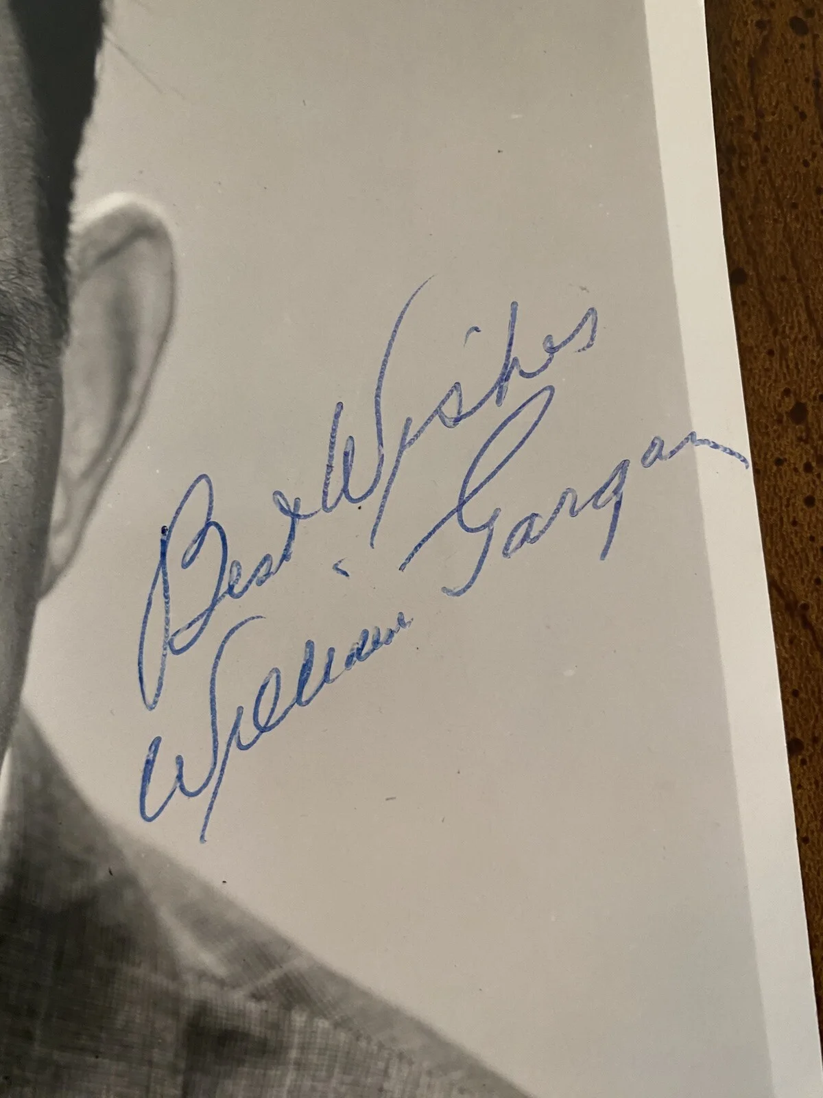 William Gargan — William Gargan Signed Autographed Photo The Bells Of St Mary’s Who Done It Etc, изображение 2
