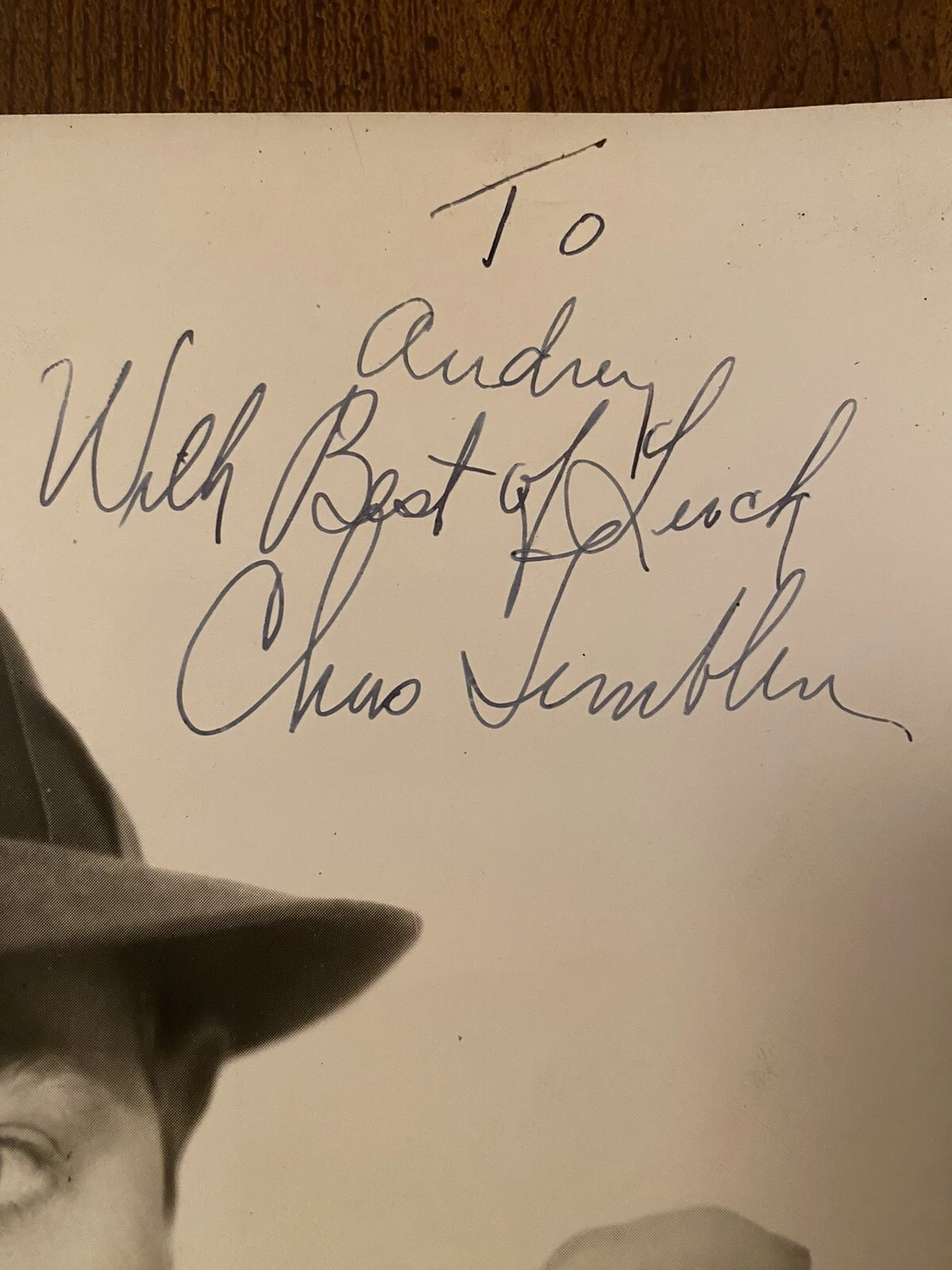 Charles Timblin, Slim Timblin — Charles Slim Timblin Signed Autographed Photo w/ COA Revival Day Mountain Music, изображение 2