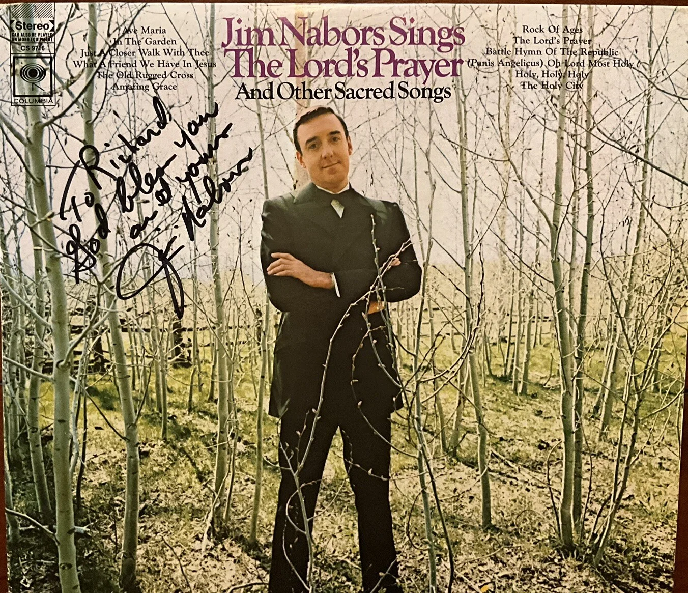 Jim Nabors Signed Autographed The Lord’s Prayer Album With COA and Bonus Albums, изображение 3