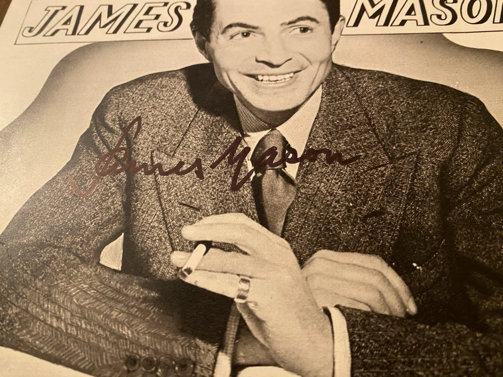 James Mason — James Mason Signed Autographed Photo With COA Forever Darling 20,000 Leagues Und, image 3