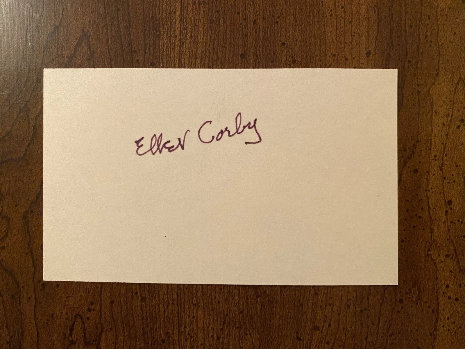 Ellen Corby — Ellen Corby Signed Autographed Index Card With Photo With COA The Waltons, изображение 3
