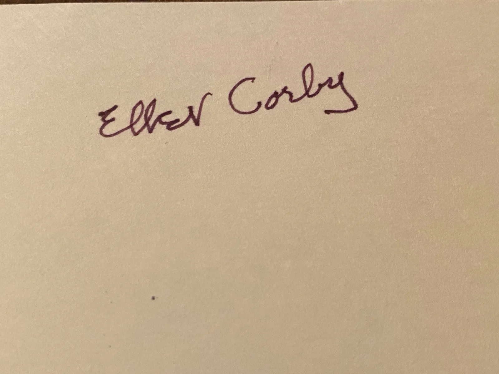 Ellen Corby — Ellen Corby Signed Autographed Index Card With Photo With COA The Waltons, изображение 5
