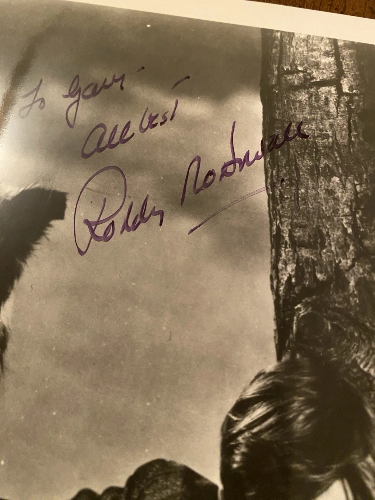 Roddy McDowall — Roddy McDowall Signed Autographed Vintage Photo With COA Lassie Come Home NICE, изображение 3