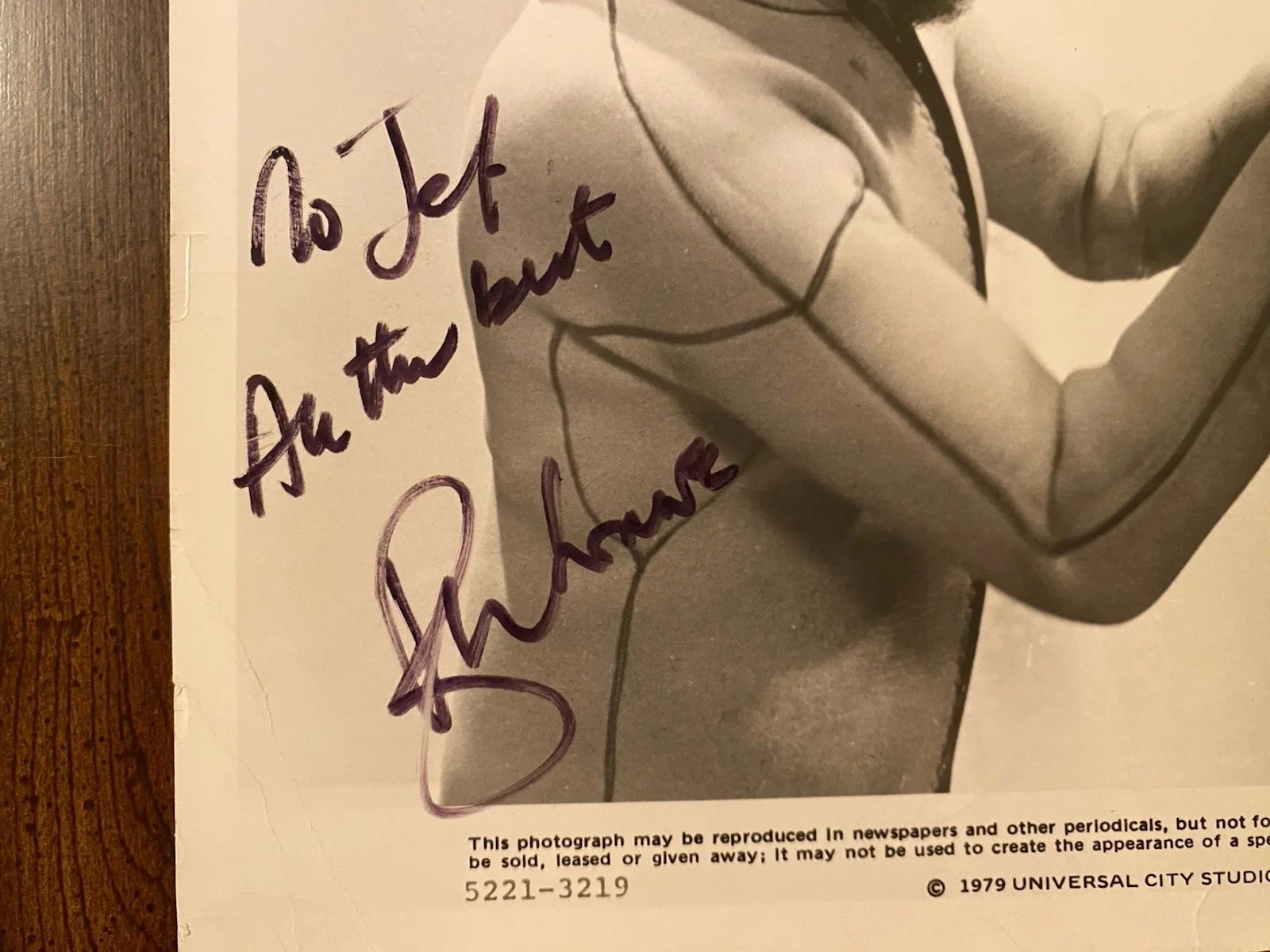Roger Moore — Roger Moore Signed Autographed Photo With COA North Sea Hijack James Bond 007, image 2