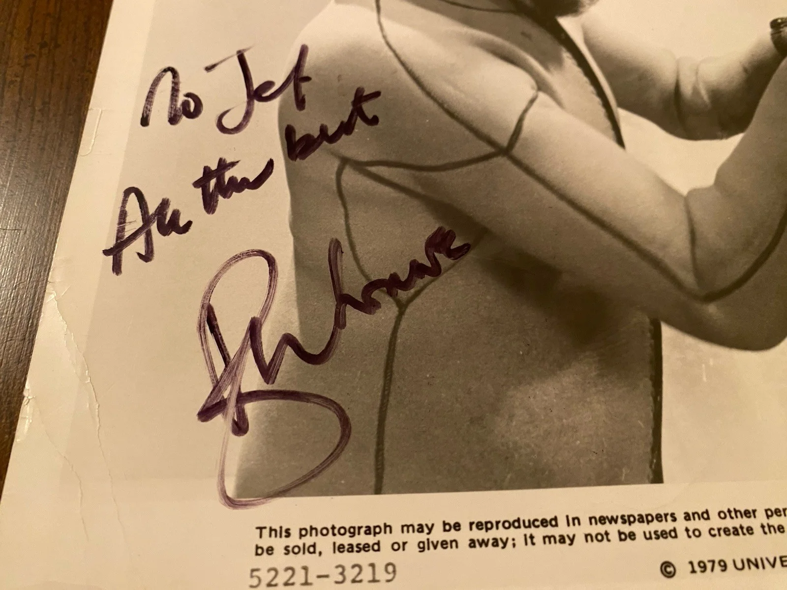 Roger Moore — Roger Moore Signed Autographed Photo With COA North Sea Hijack James Bond 007, image 3