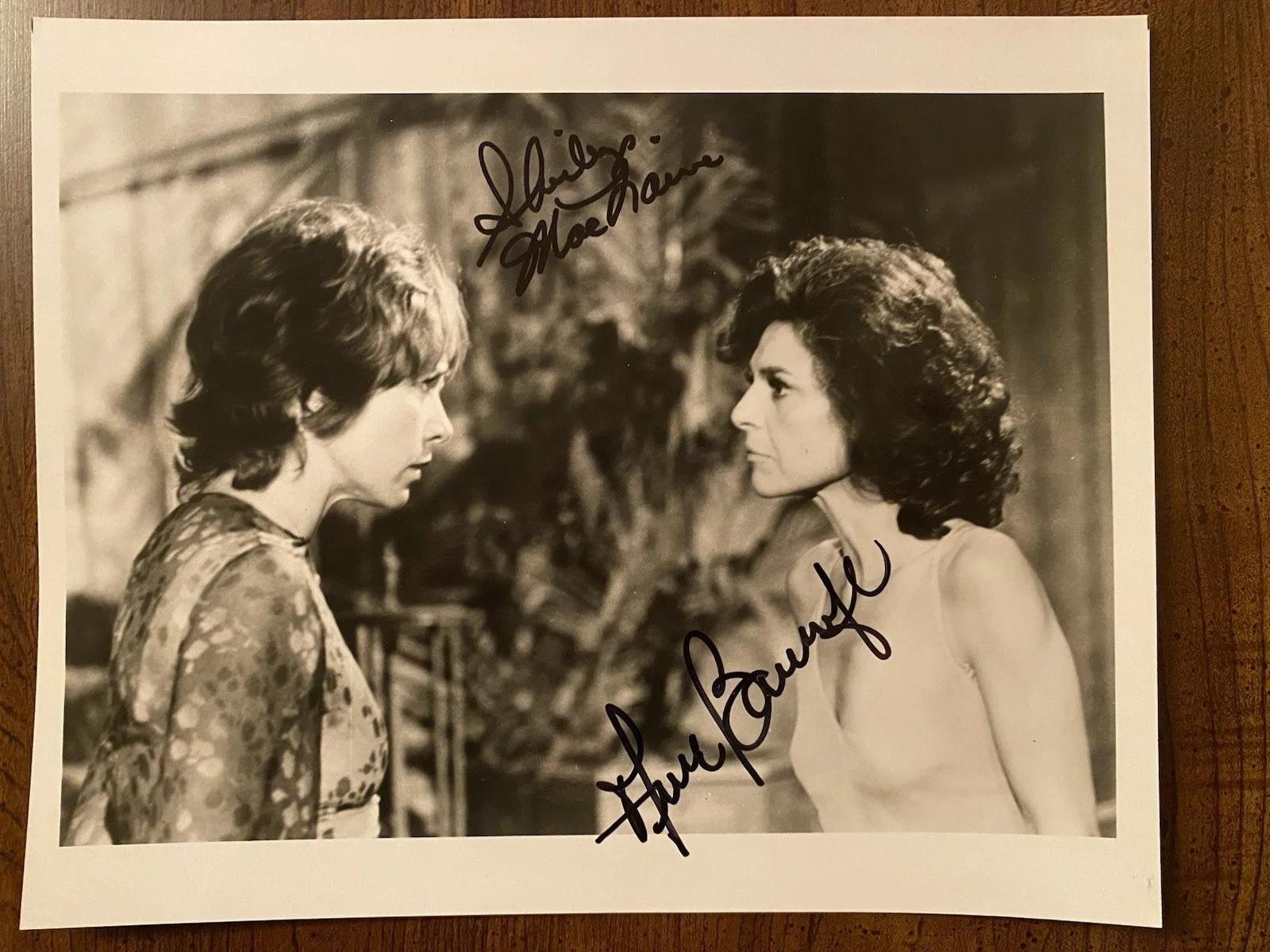 Anne Bancroft, Shirley MacLaine — Anne Bancroft Shirley MacLaine Signed Autographed Photo w/ COA The Turning Point