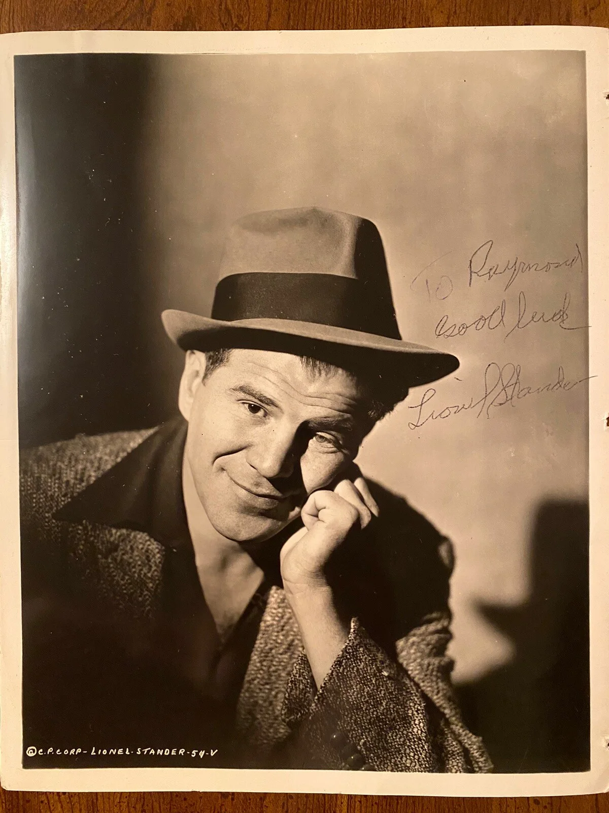 Lionel Stander — Lionel Stander Signed Autograph Photo w/ COA Mr Deeds Goes To Town Hart To Hart