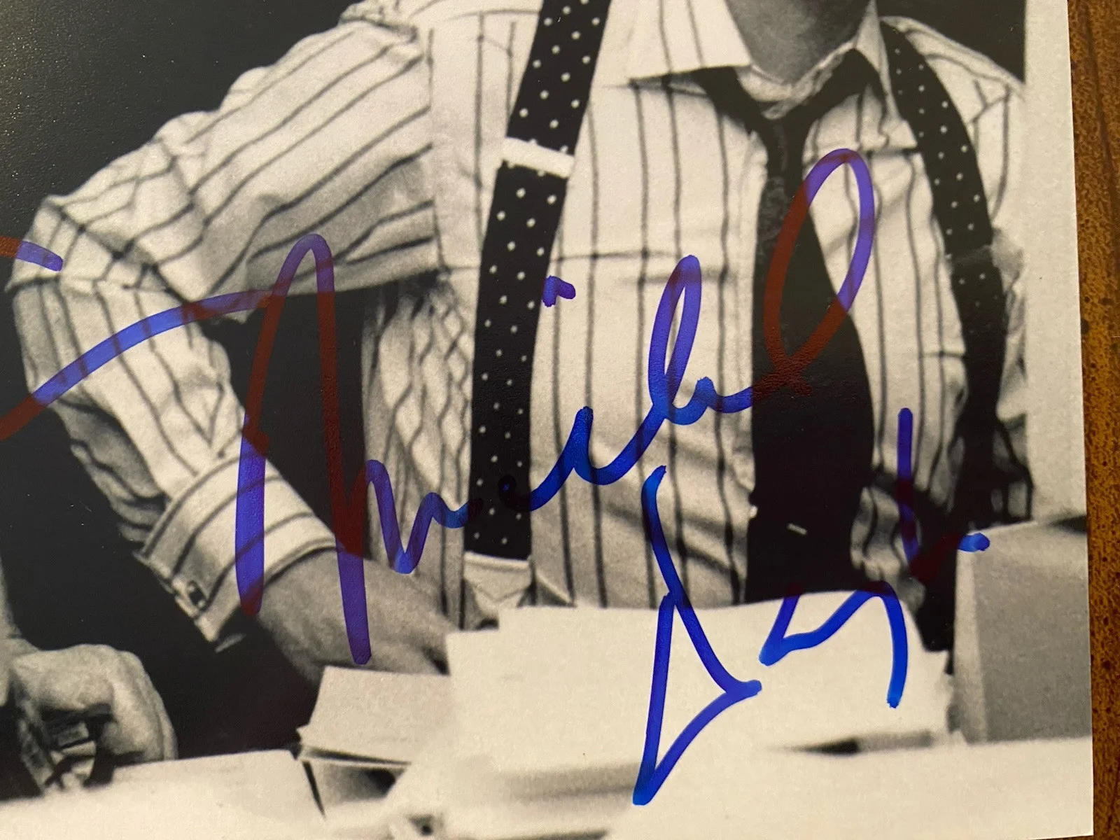 Michael Douglas, Oliver Stone — Michael Douglas Oliver Stone Signed Autographed Photo Wall Street By Both w COA, изображение 4