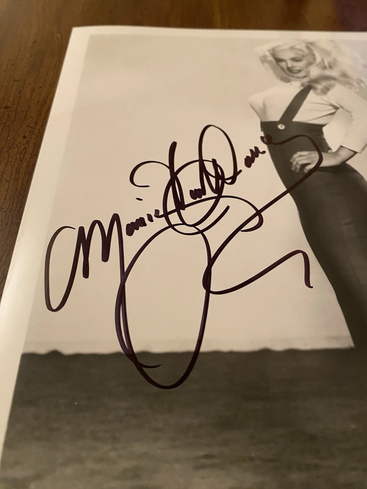 Mamie Van Doren — Mamie Van Doren Signed Autographed Photo With COA Teachers Pet Born Reckless Etc, image 3