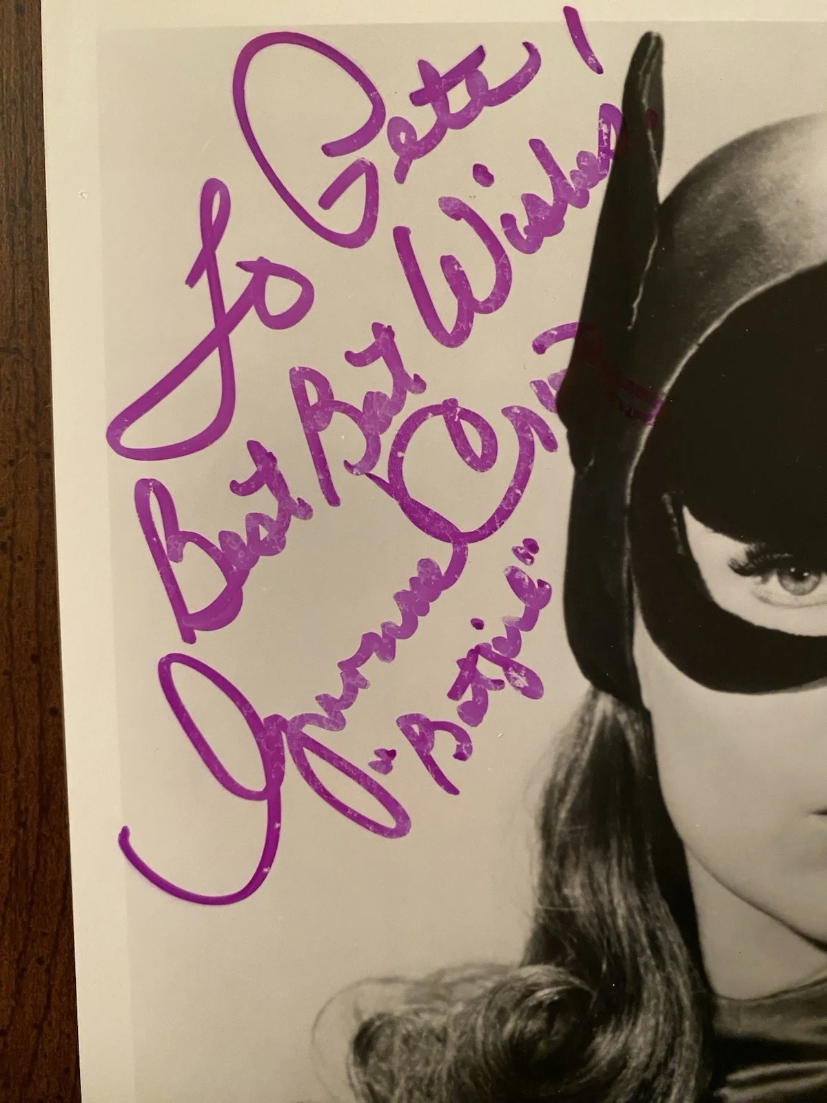 Yvonne Craig — Yvonne Craig Signed Autographed Batgirl Photo With COA Batman 66, image 2